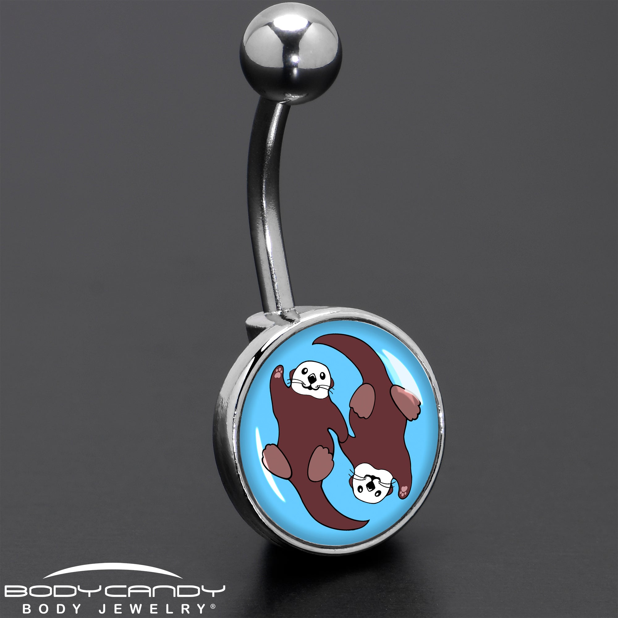 Oh My Otters Animal Belly Ring