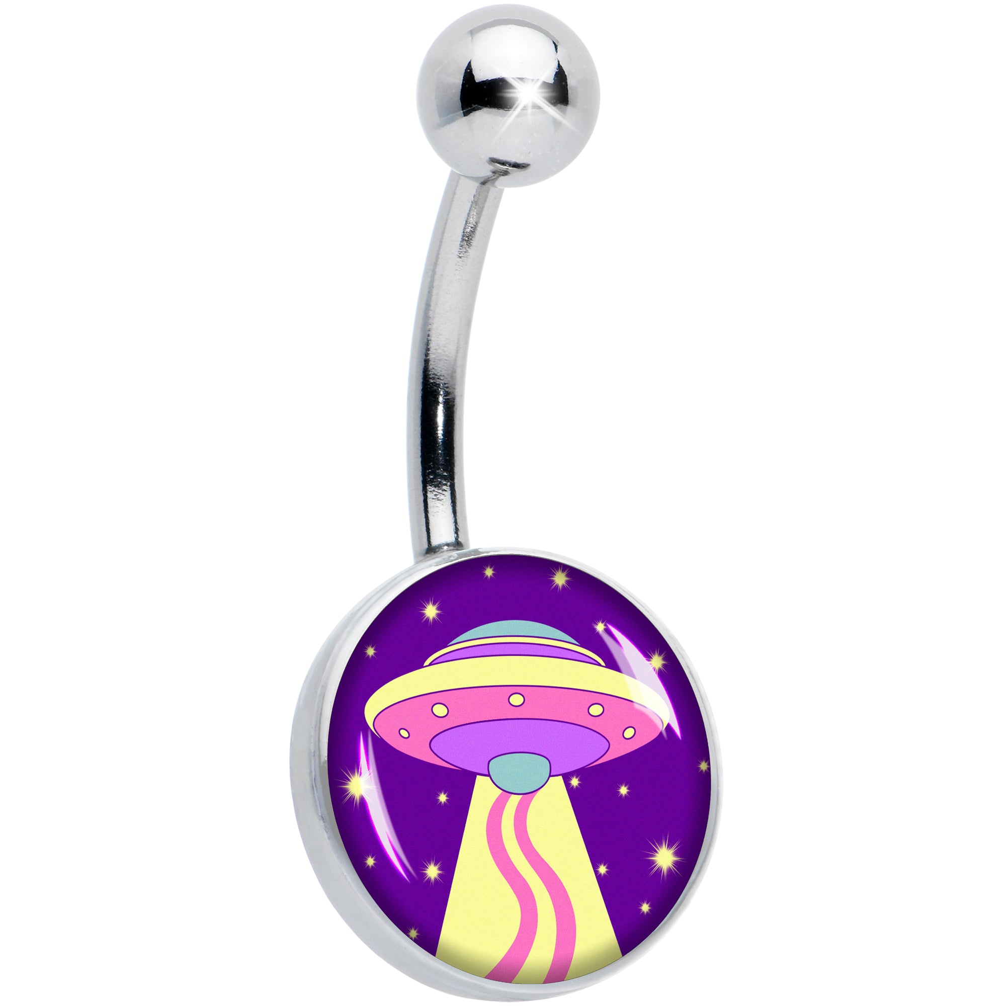 Style Space Invasion UFO Belly Ring