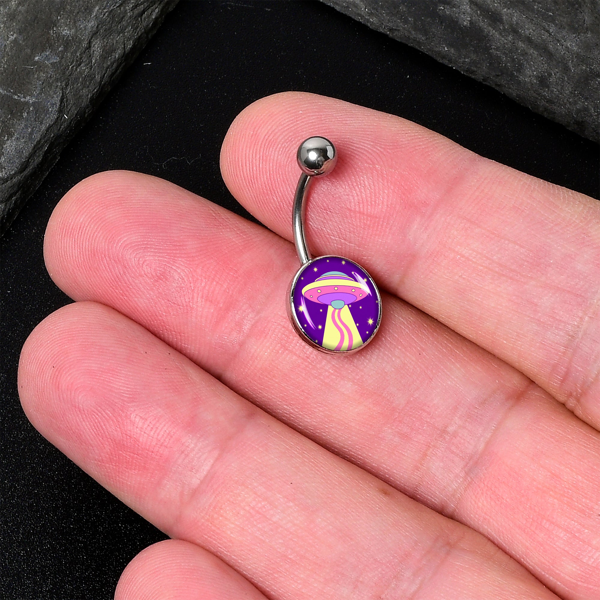 Style Space Invasion UFO Belly Ring