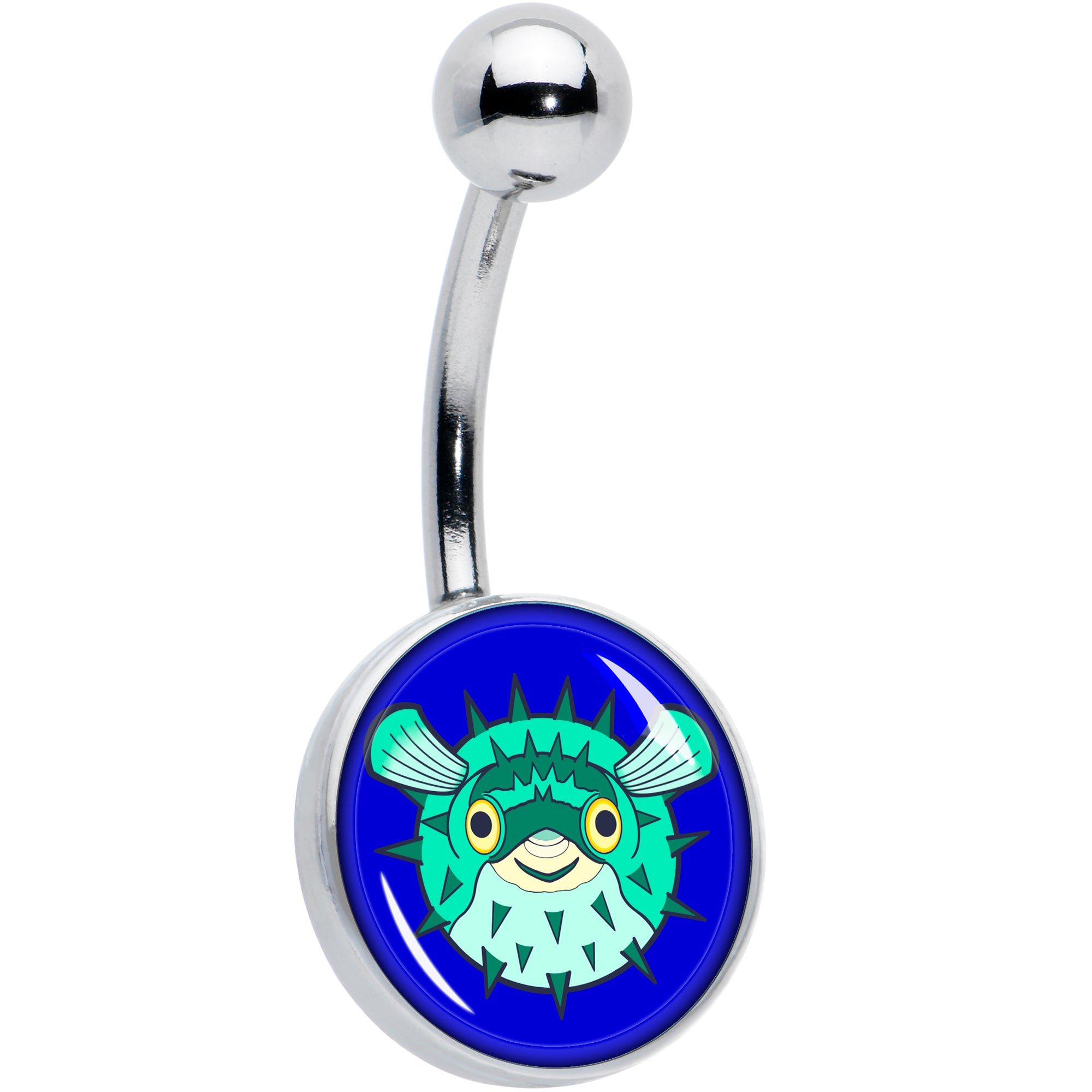 Pufferfish Belly Ring