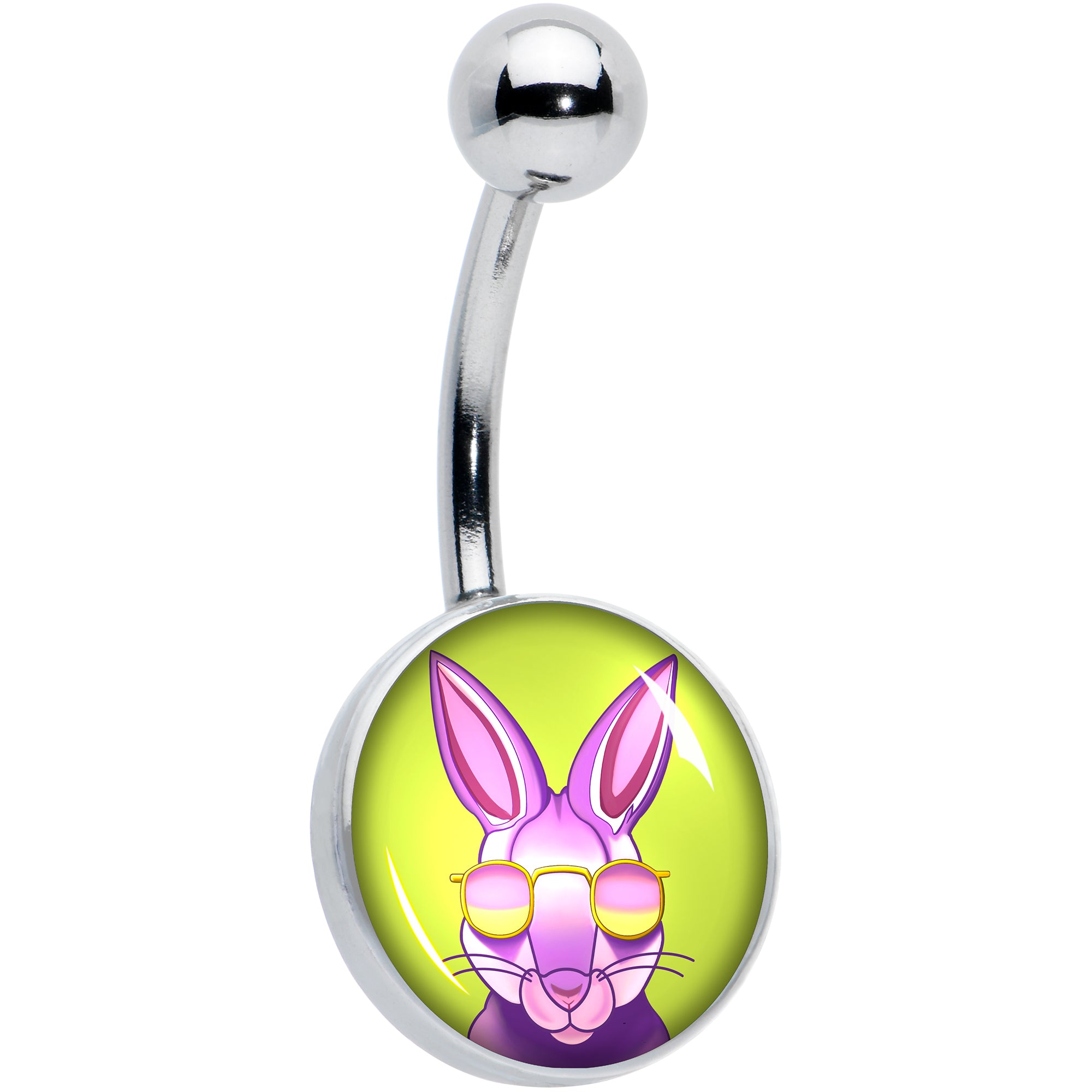 Cool Shades Bunny Belly Ring