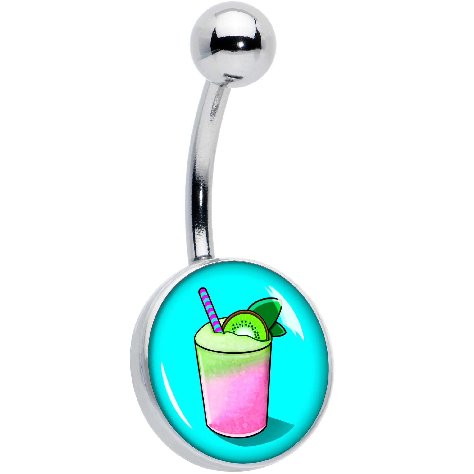 Summer Drink Belly Ring