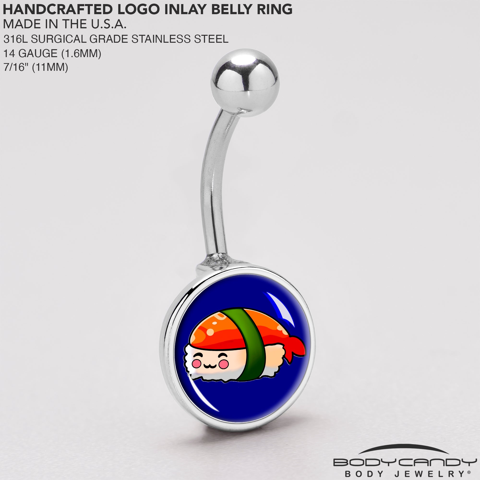 Sushi Belly Ring