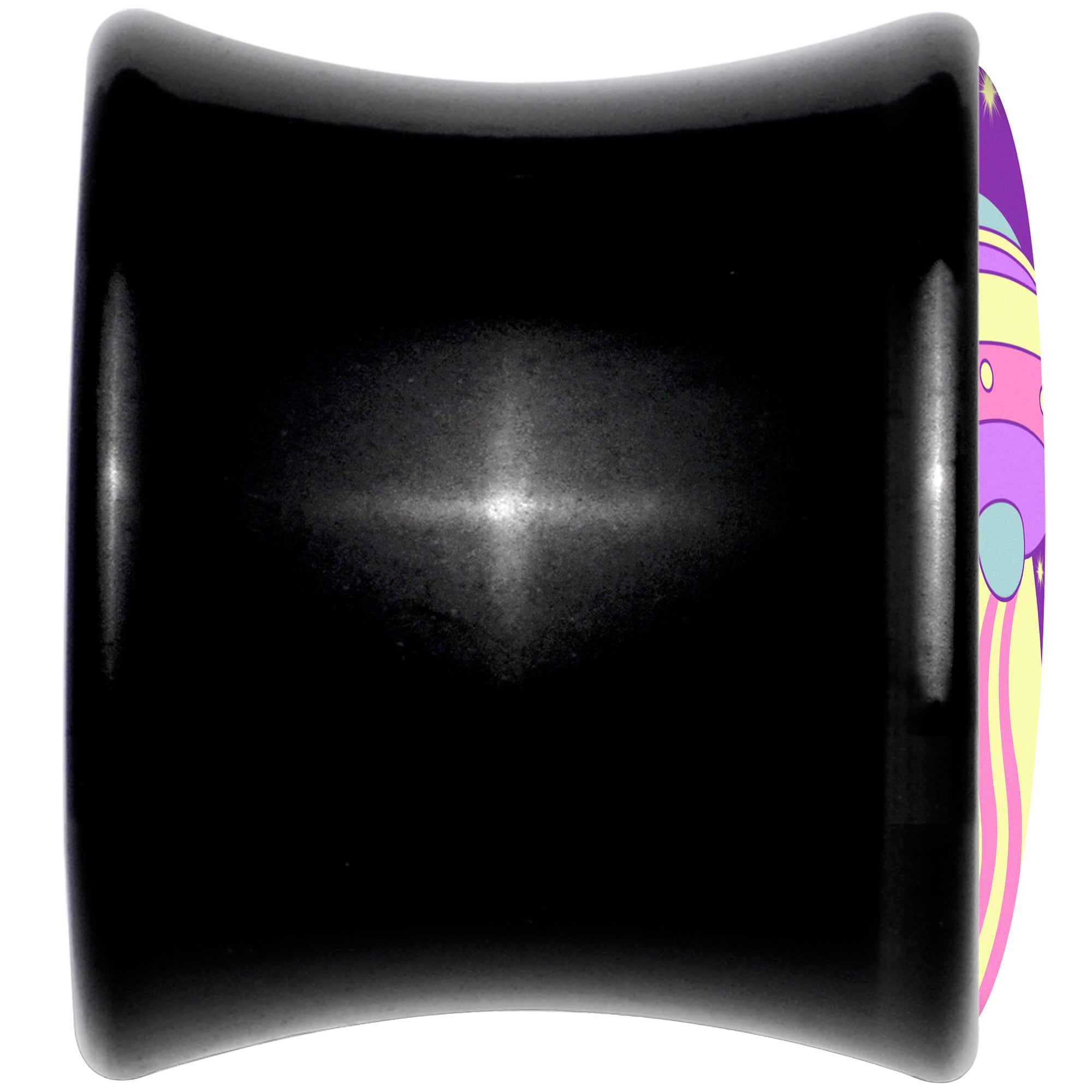 Style Space Invasion UFO Black Acrylic Saddle Plug Set