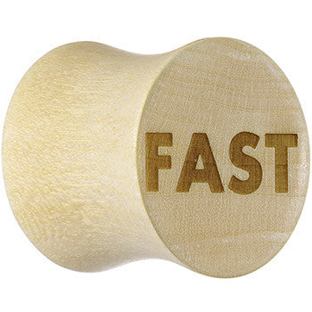 Fast Saddle Plug in Organic Crocodile Wood