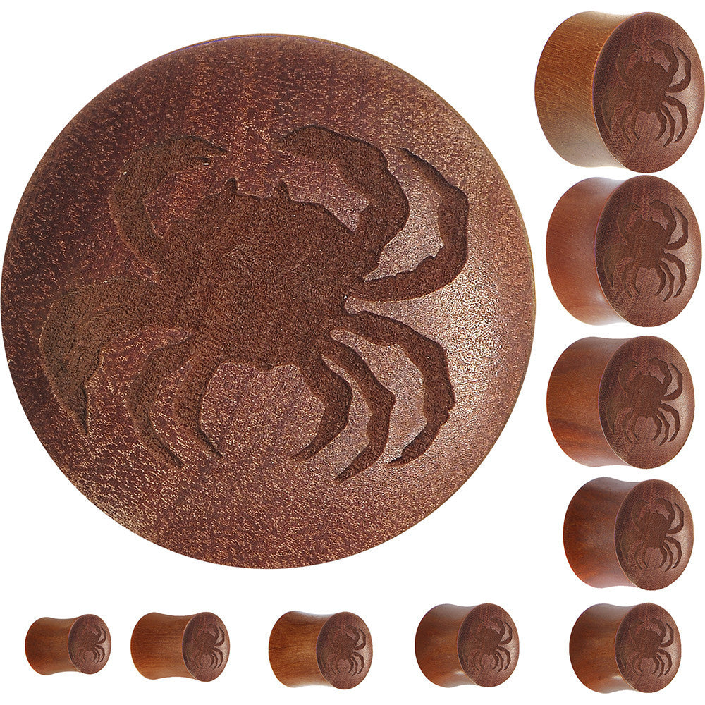 Organic Sawo Wood Sea Crab Saddle Plug