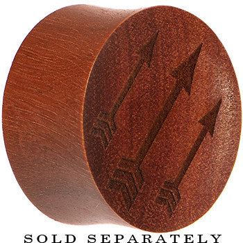 Organic Sawo Wood Archer's Arrows Saddle Plug