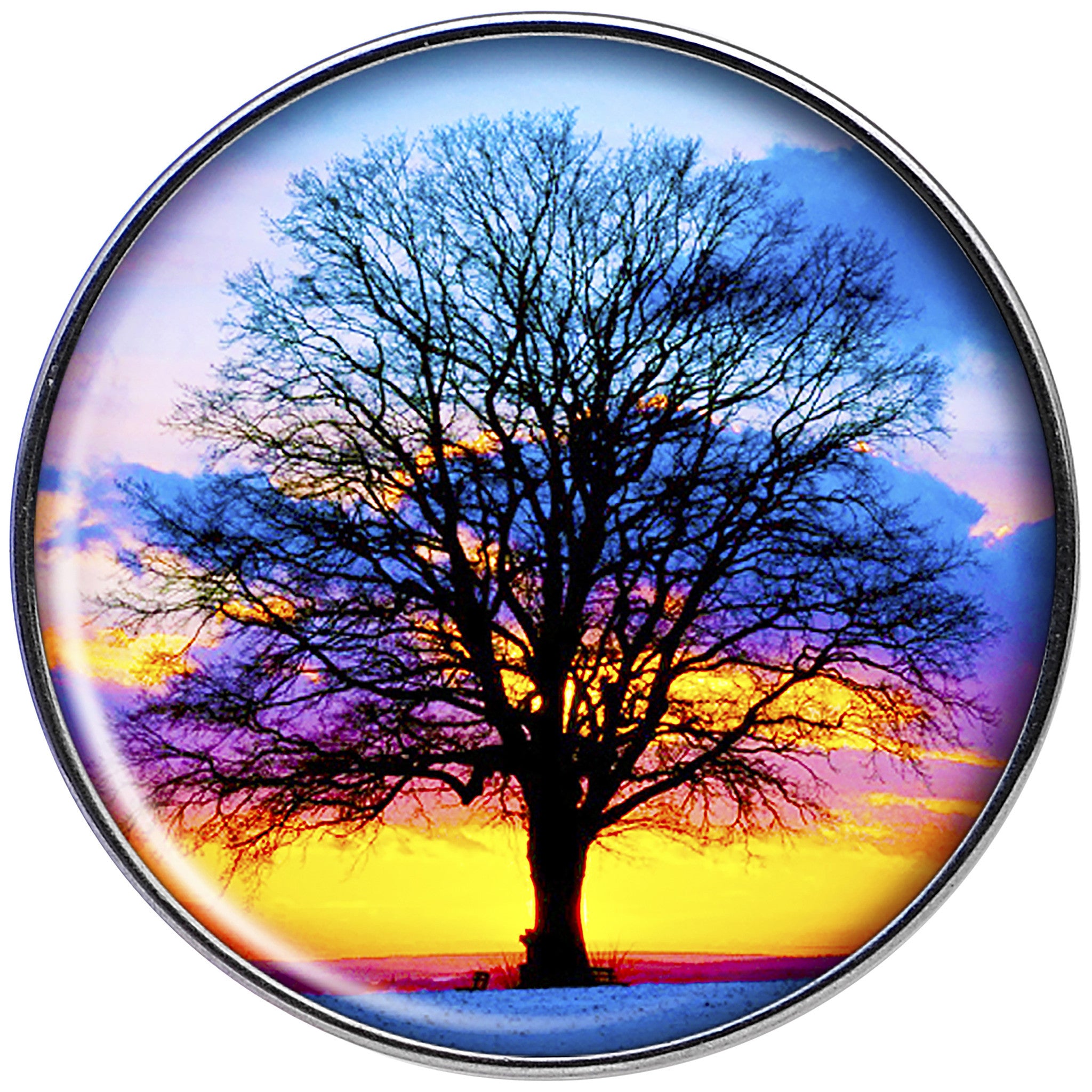 16 Gauge Sunset Tree Tragus Cartilage Earring