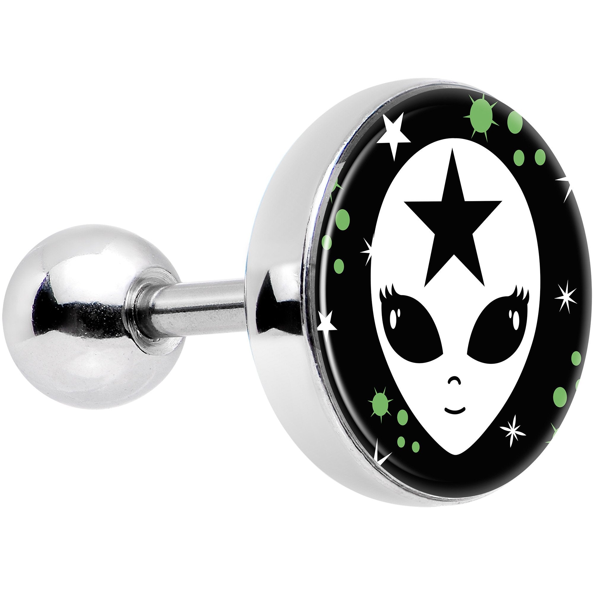 Starry Cute Alien Tragus Cartilage Earring