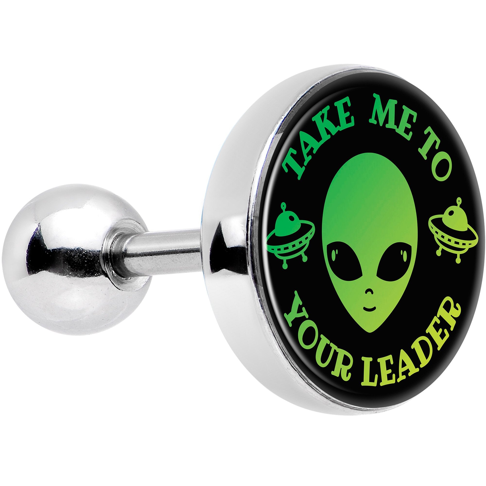 Take Me To Your Leader Alien Tragus Cartilage Earring