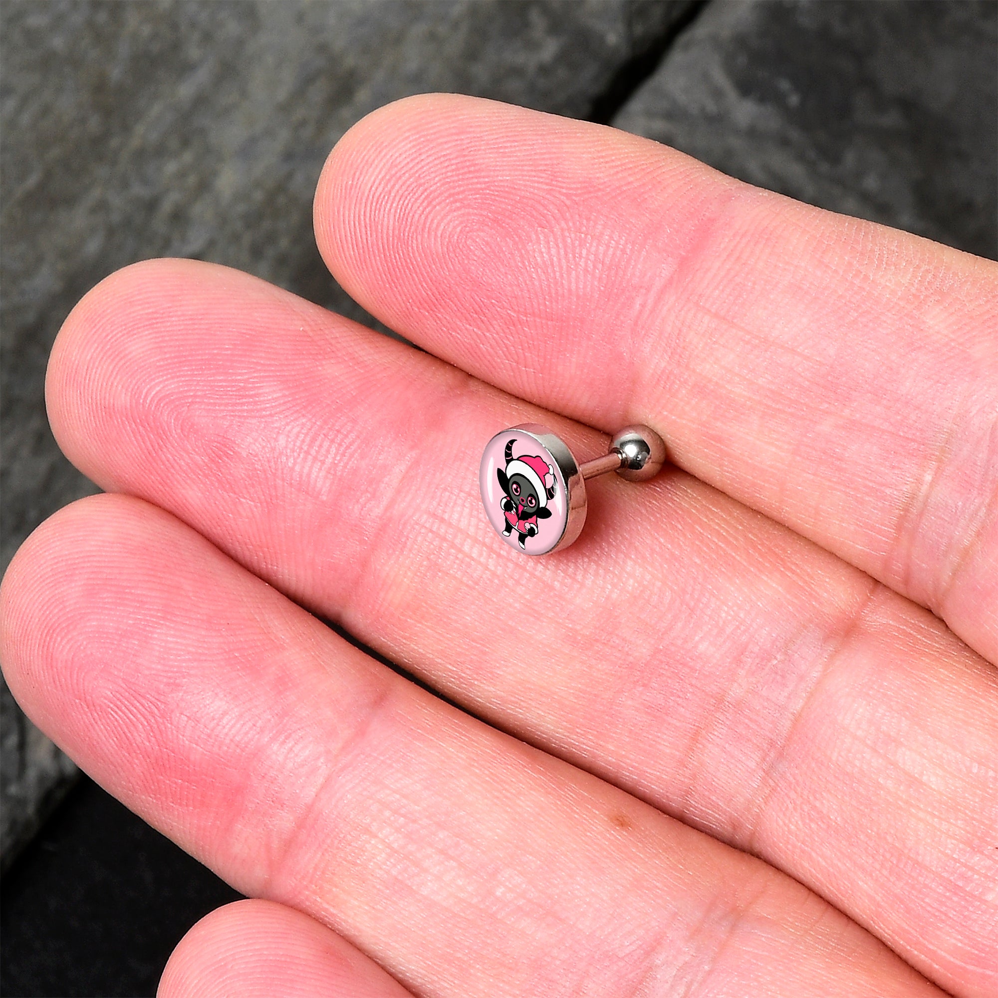 16 Gauge 1/4 Krampus Cutie Tragus Cartilage Earring