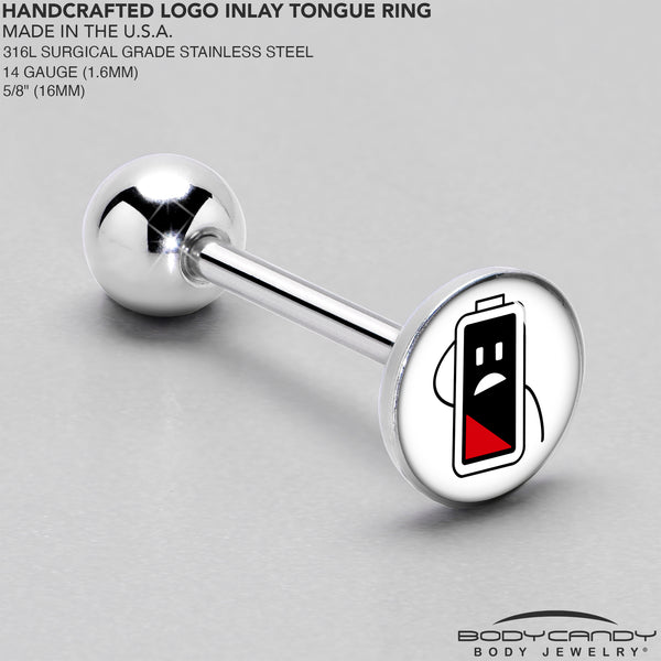 Officially Licensed NFL New York Giants Barbell Tongue Ring – BodyCandy