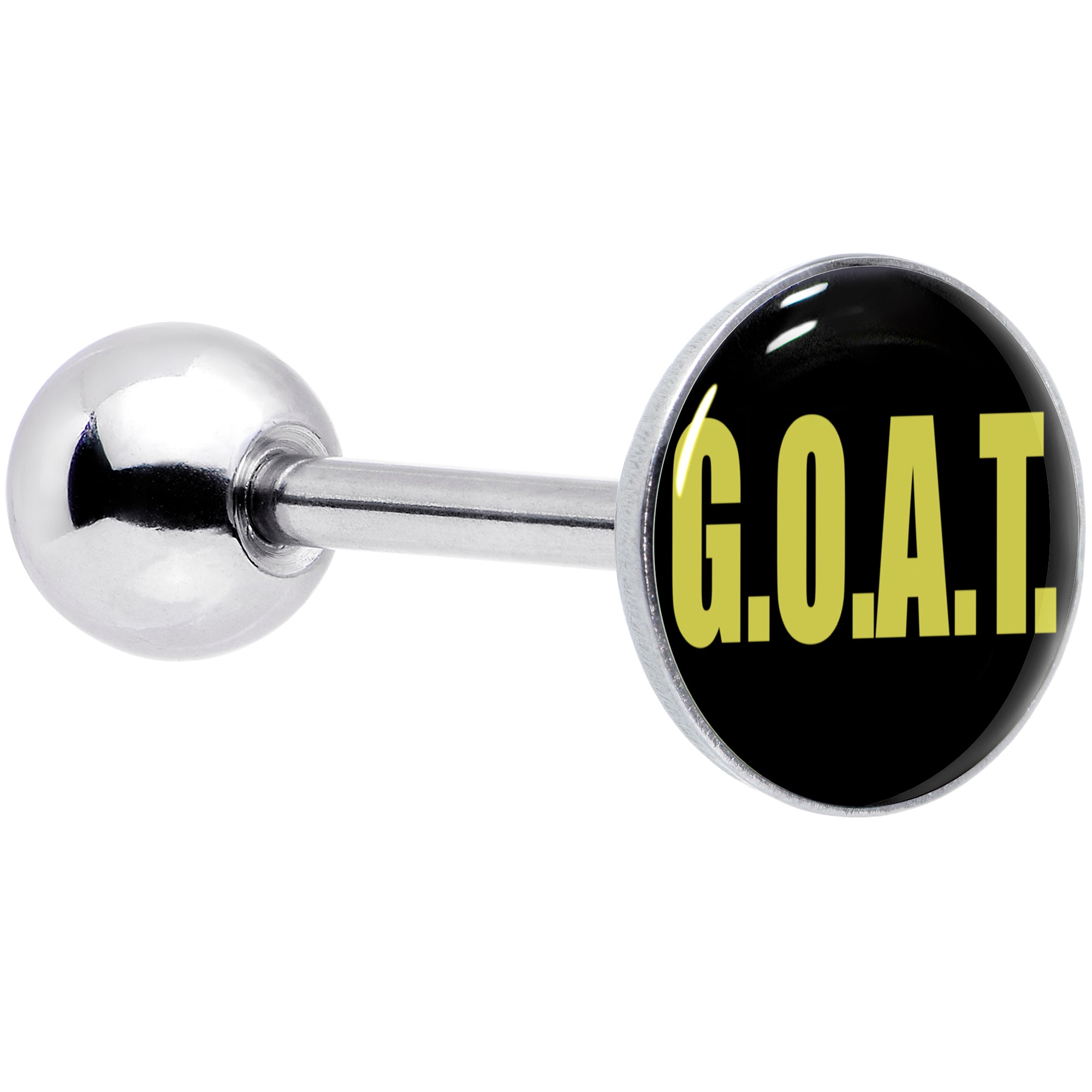 G.O.A.T. Barbell Tongue Ring