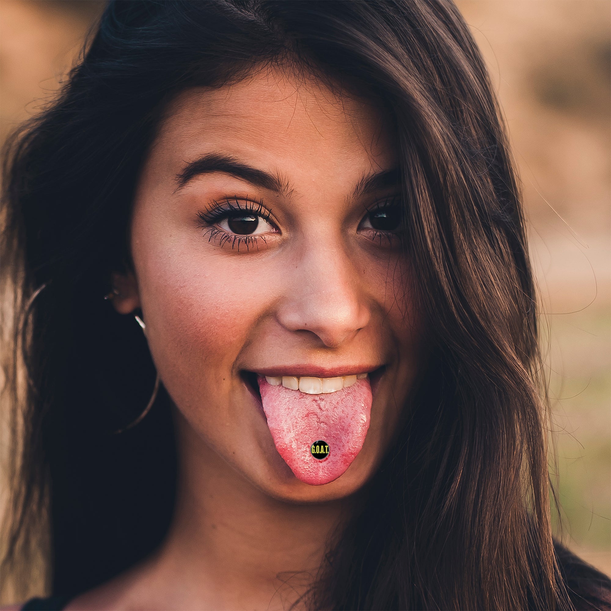 G.O.A.T. Barbell Tongue Ring