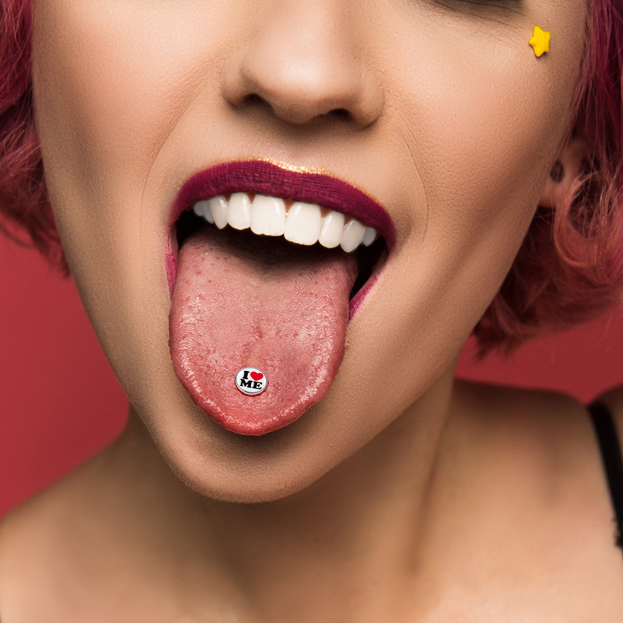 M&m disc tongue on sale ring