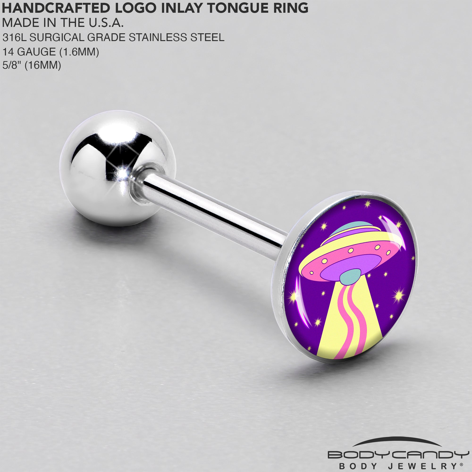 Style Space Invasion Barbell Tongue Ring