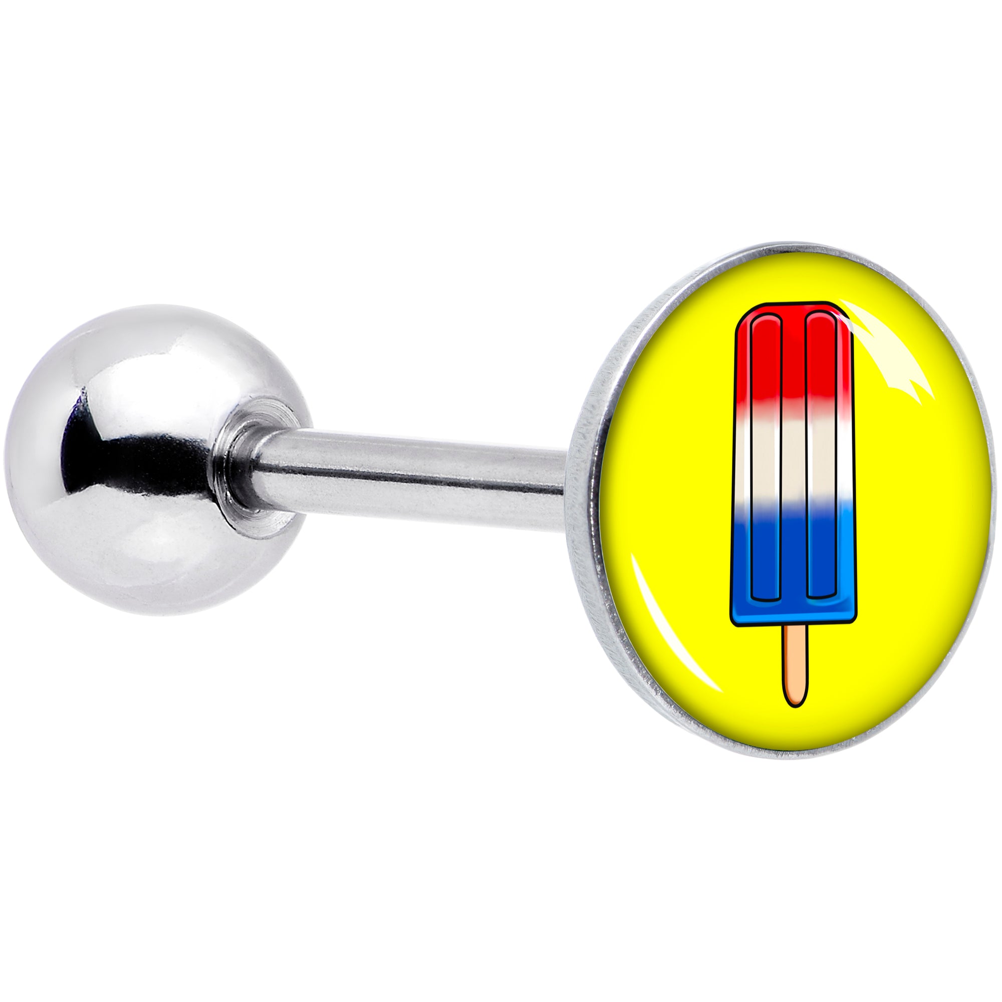 Popsicle Barbell Tongue Ring