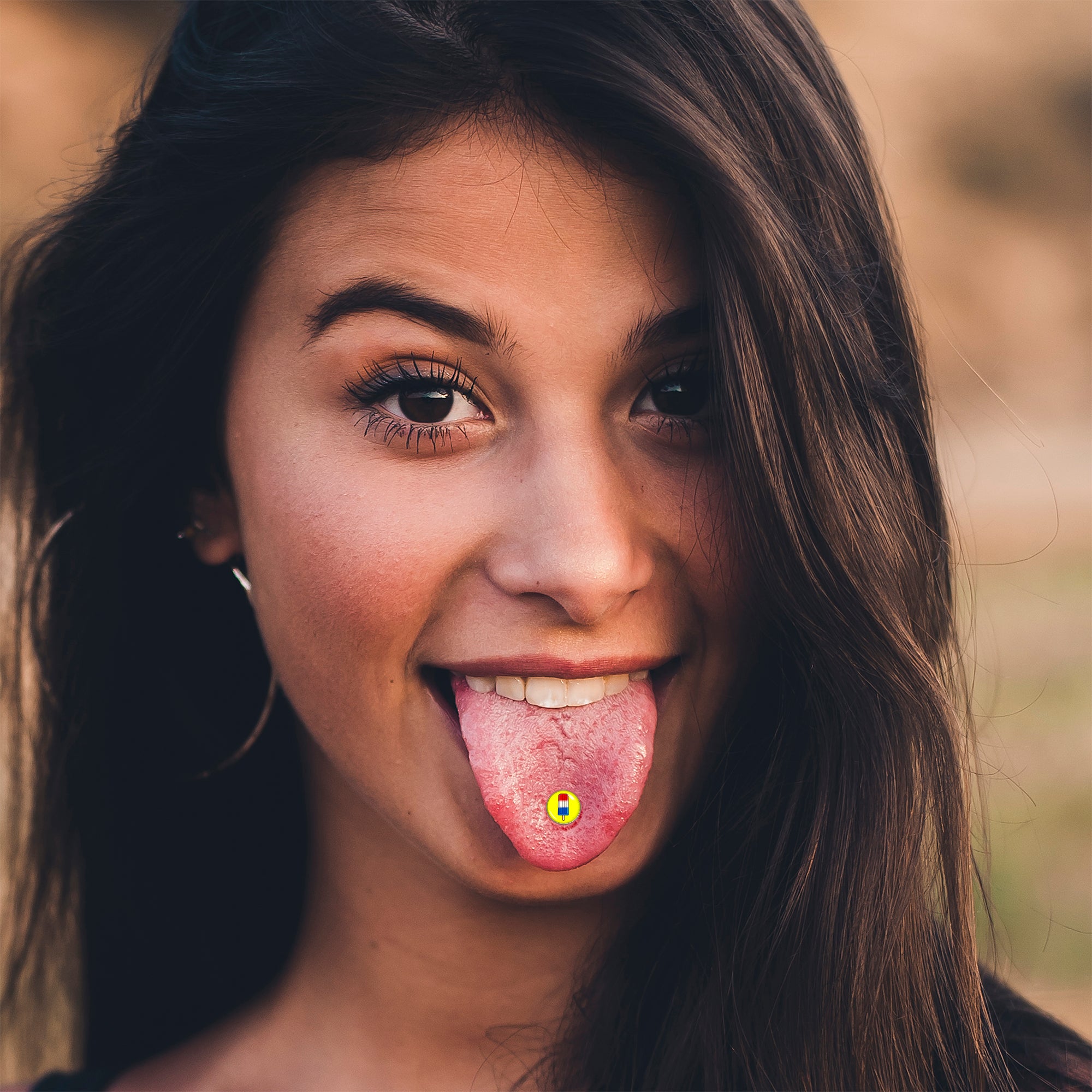 Popsicle Barbell Tongue Ring