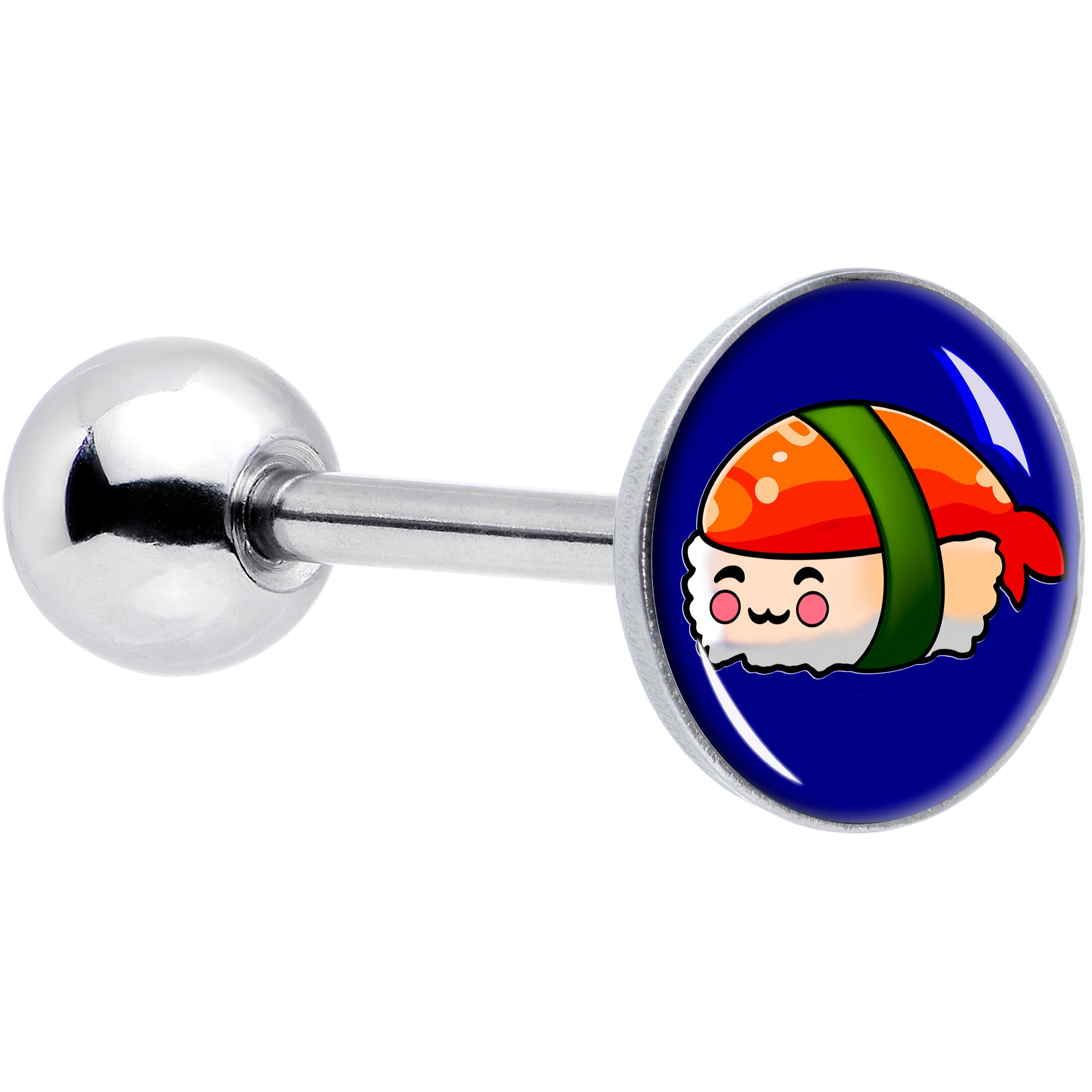 Sushi Barbell Tongue Ring