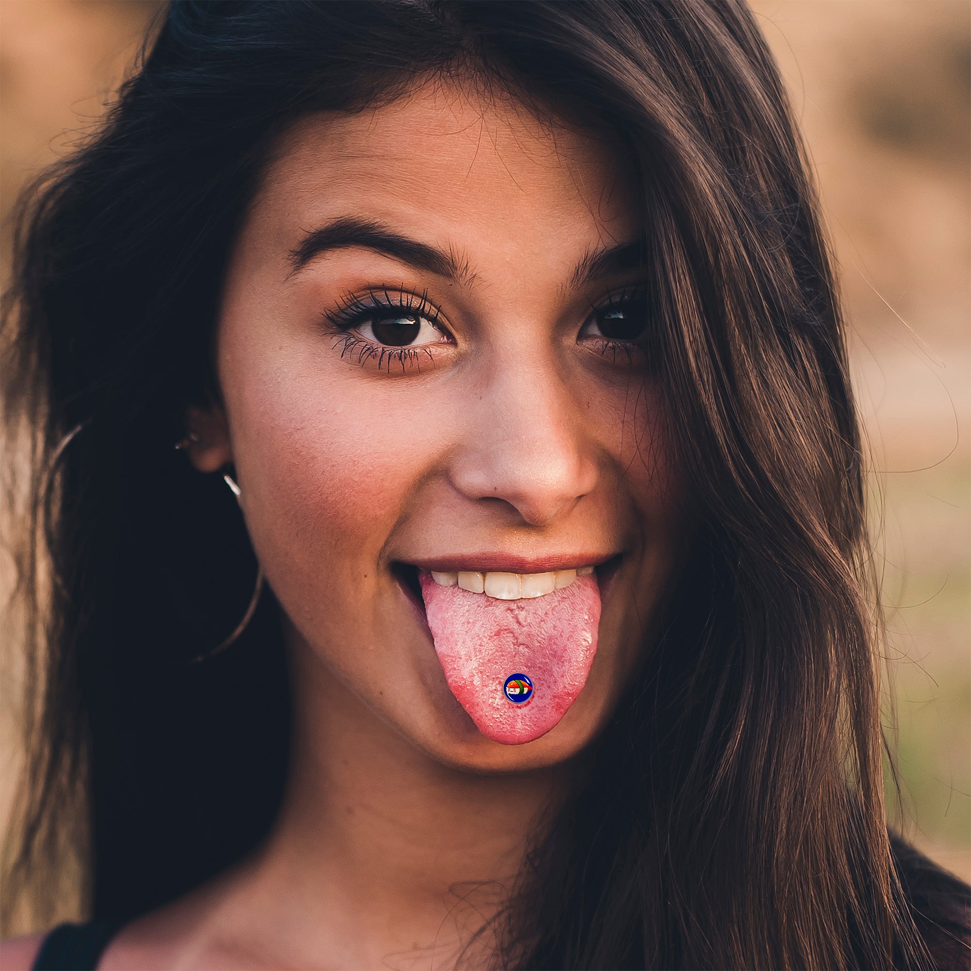 Sushi Barbell Tongue Ring