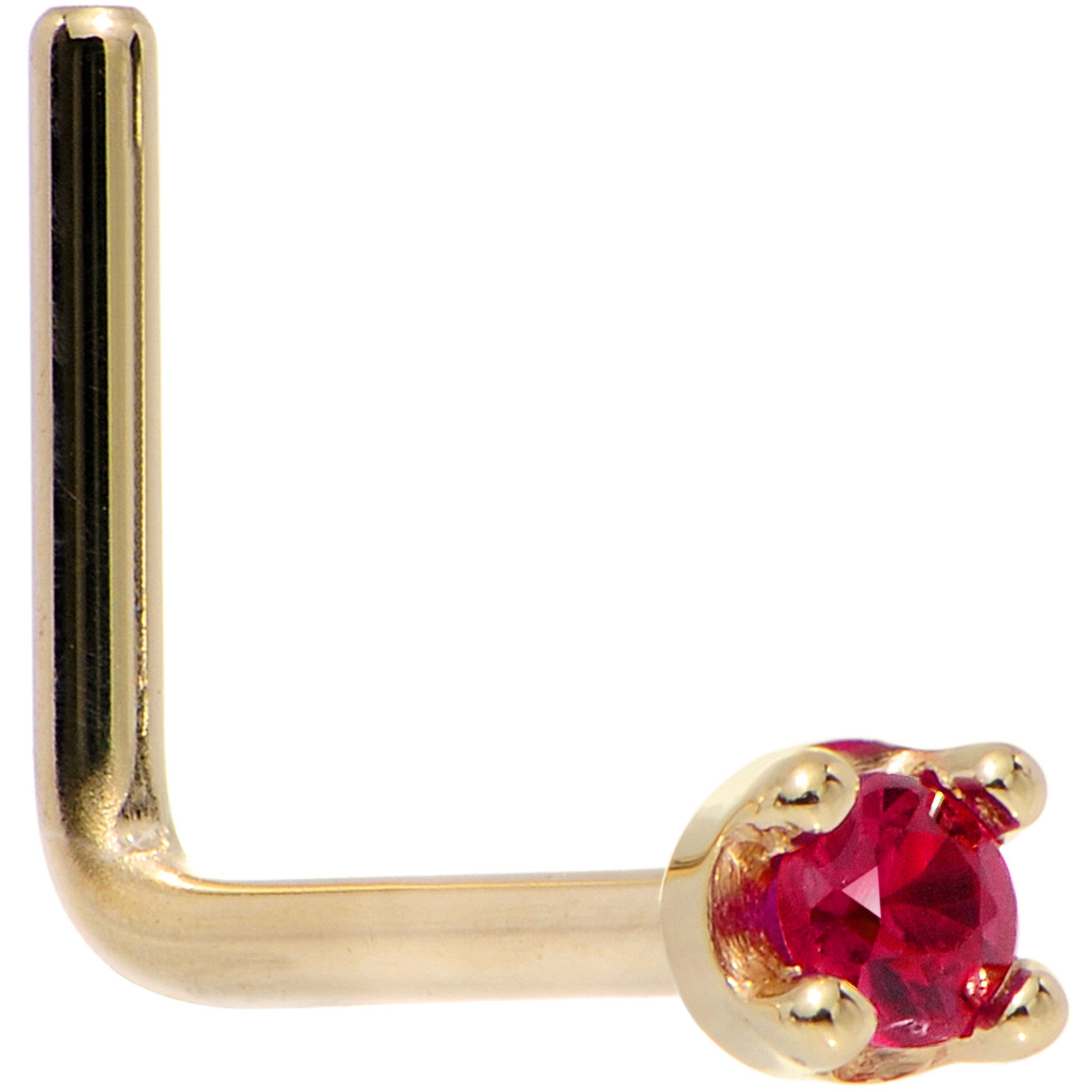 Real ruby deals nose stud