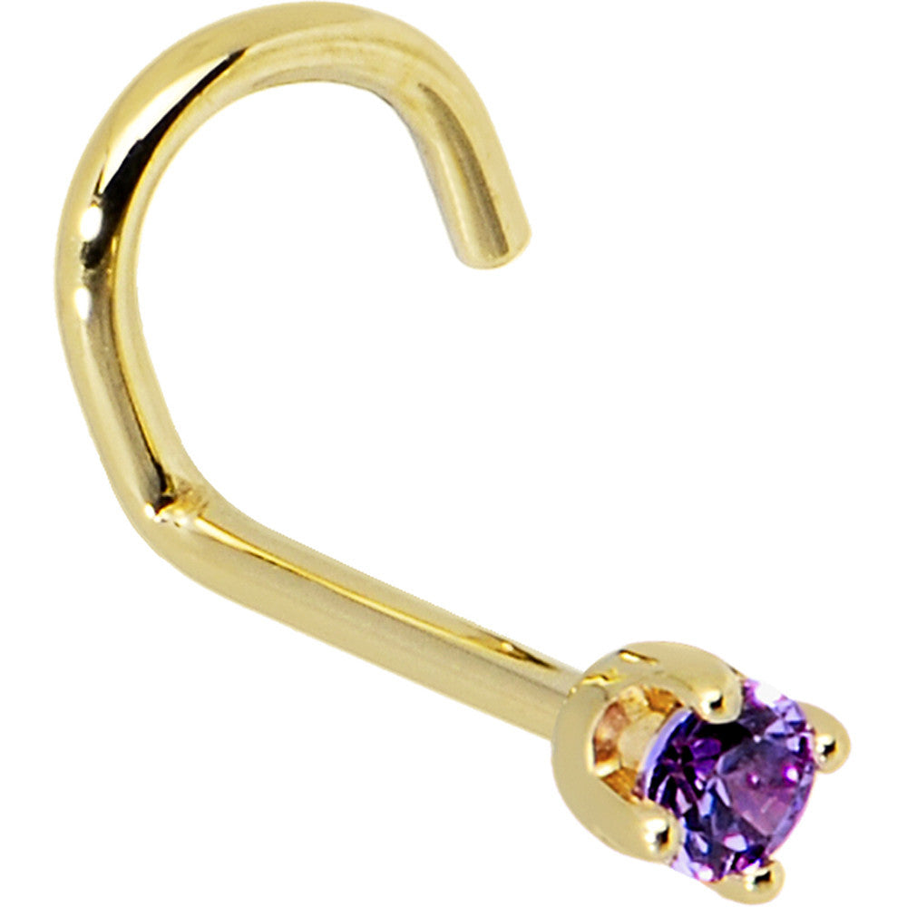 Amethyst sale nose ring