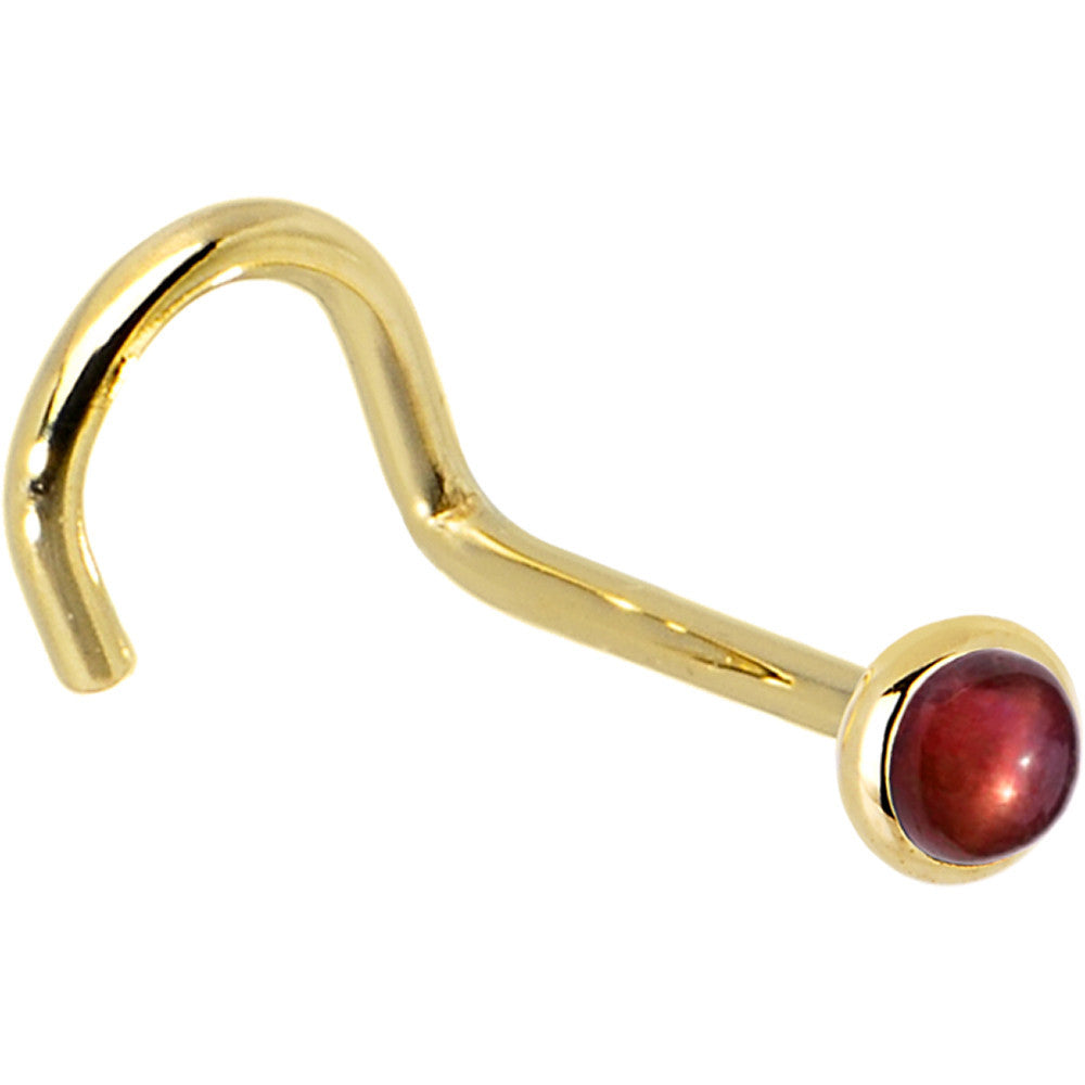 Garnet nose sale ring