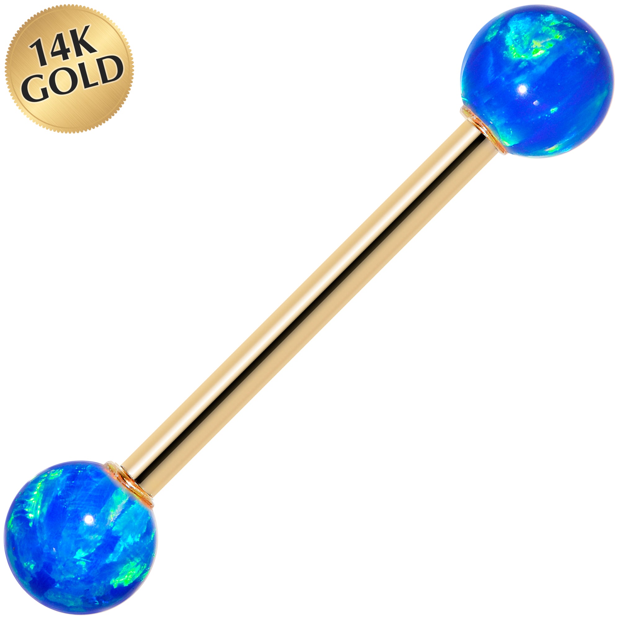 Solid gold tongue on sale bar