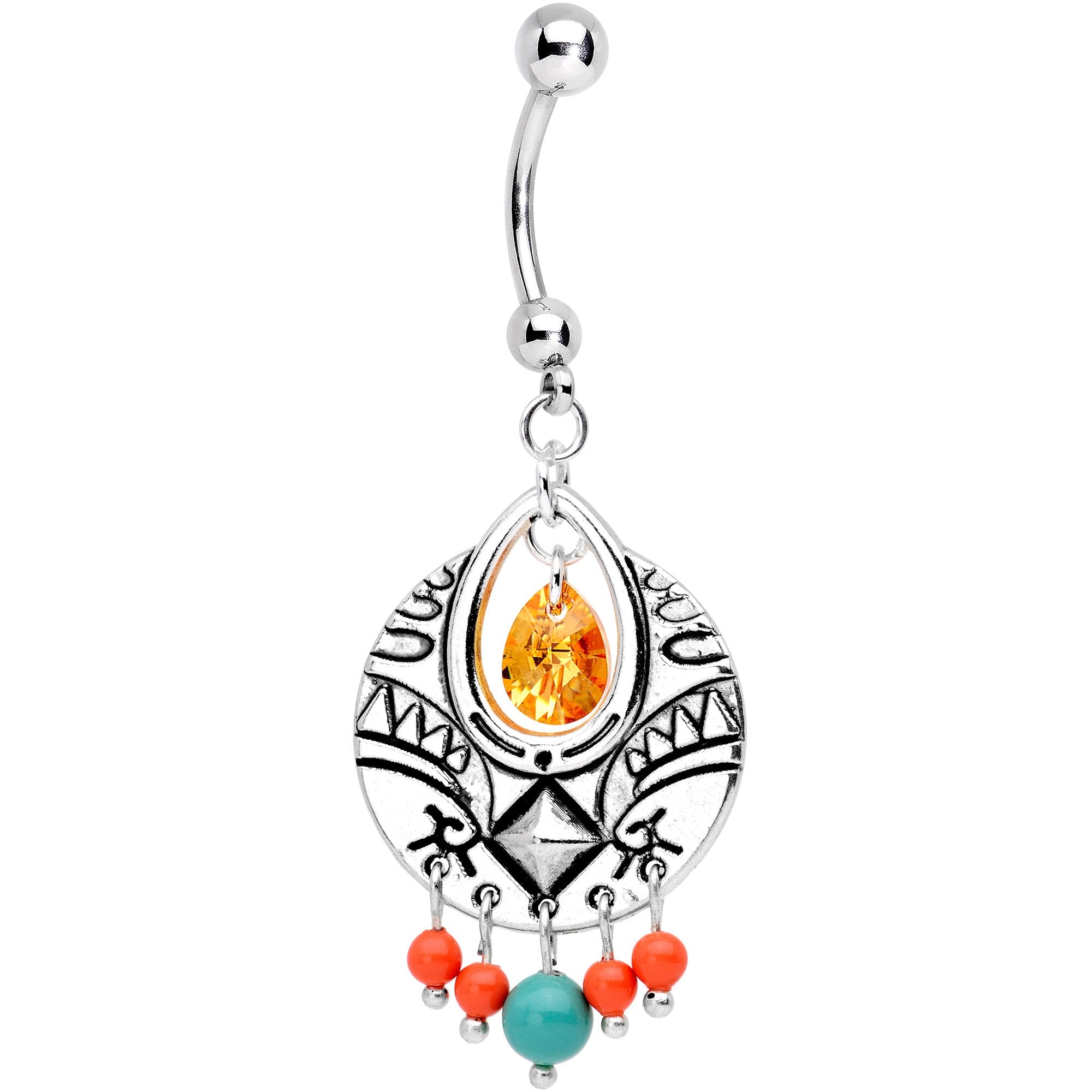 Southwest Dreamcatcher Dangle Charm created with Crystals