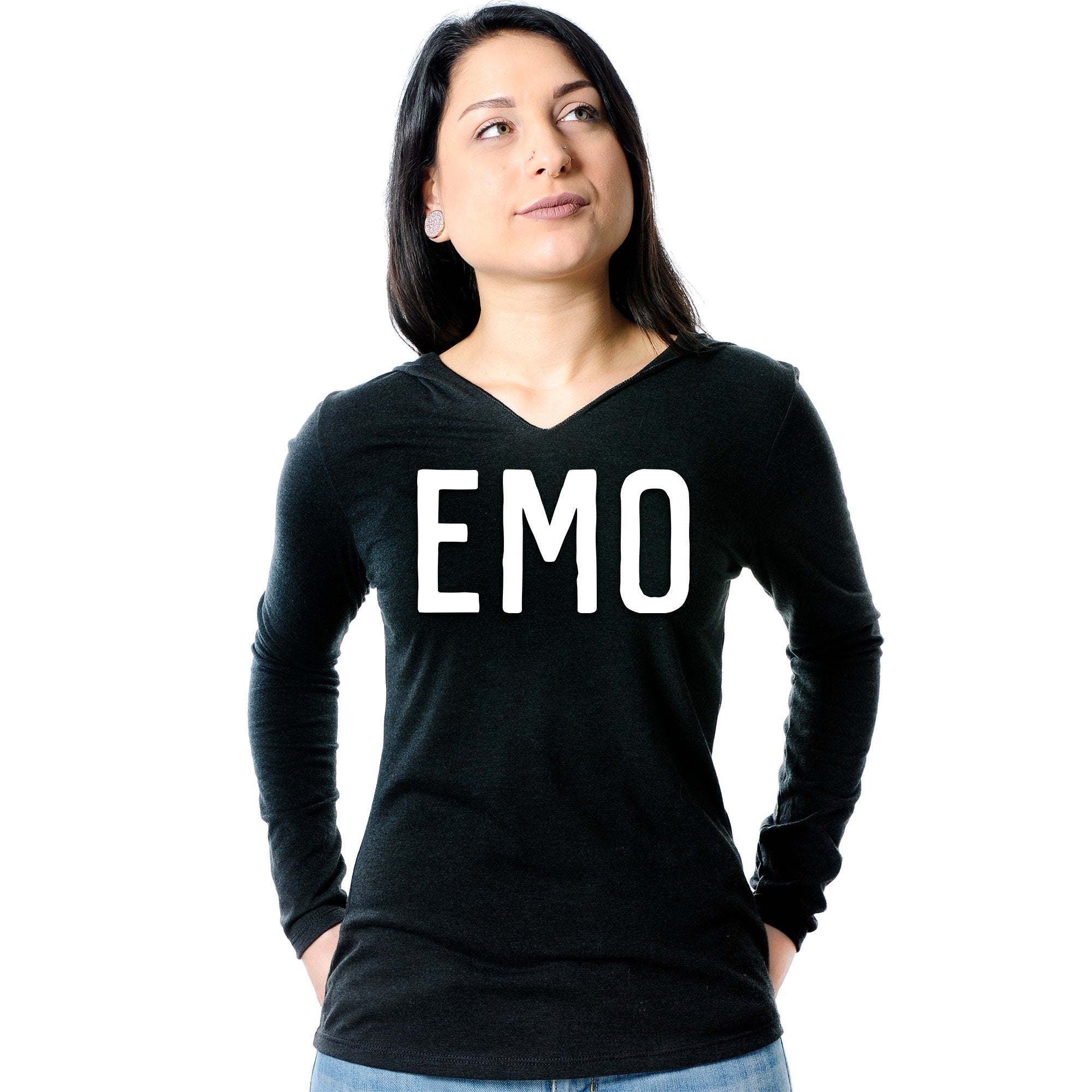 Emo Tapered Long Sleeve Hoodie