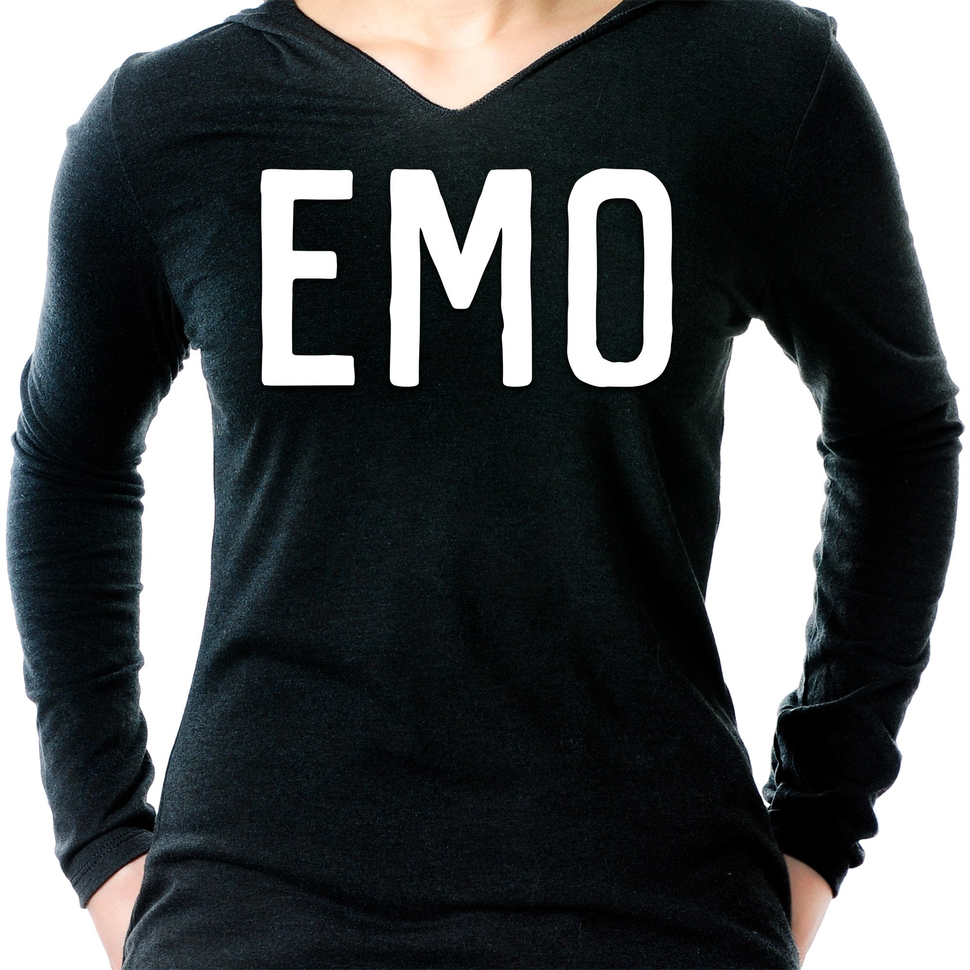 Emo Tapered Long Sleeve Hoodie