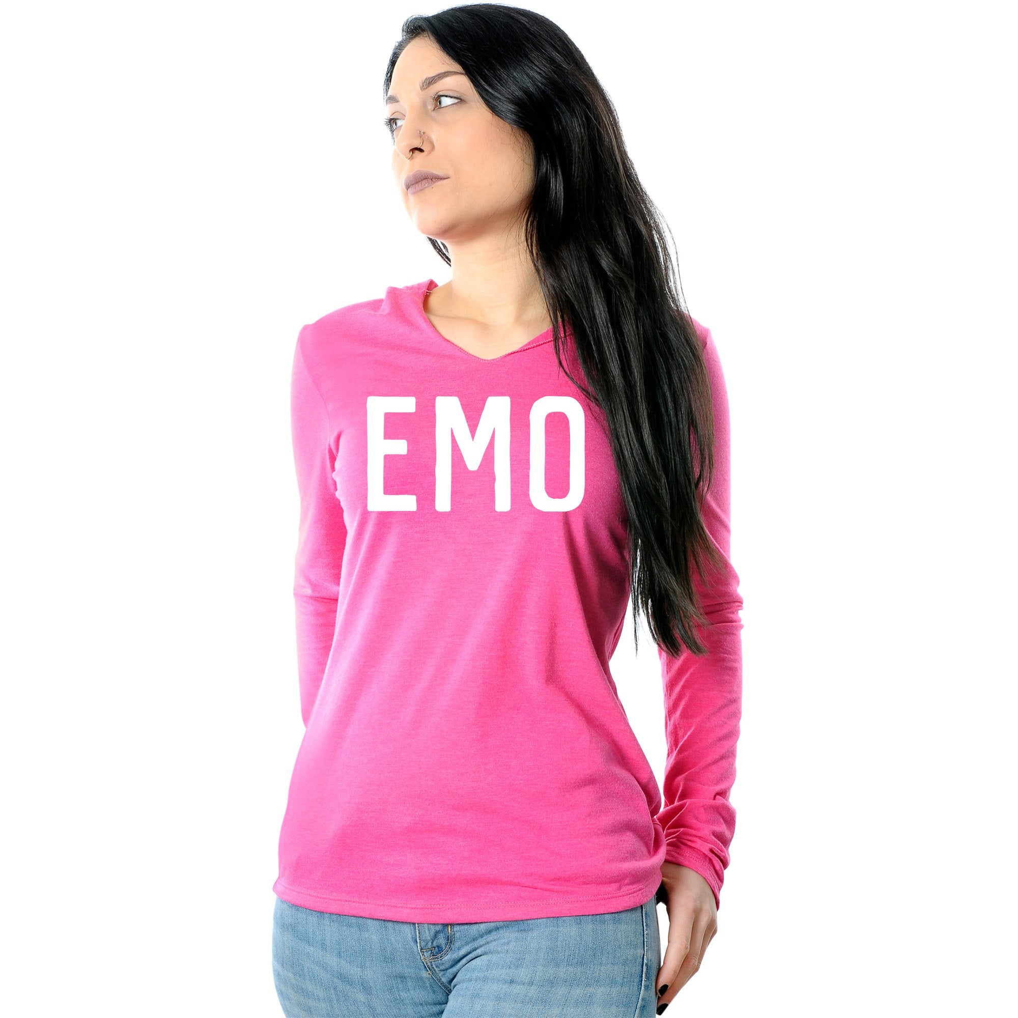 Emo Tapered Long Sleeve Hoodie