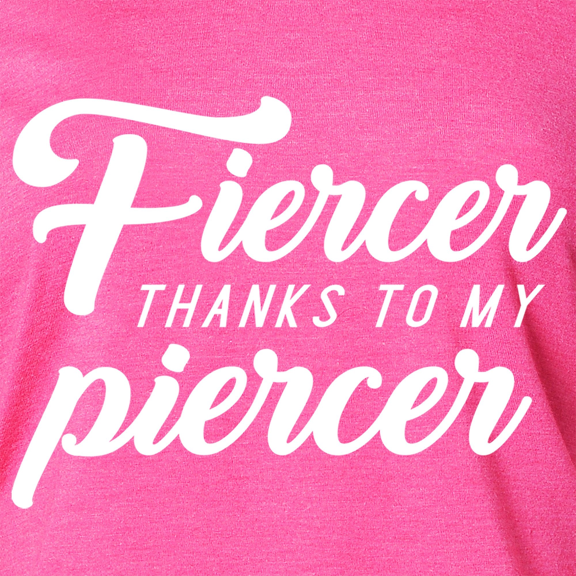 Fiercer thanks to my Piercer Black Tapered Long Sleeve Hoodie