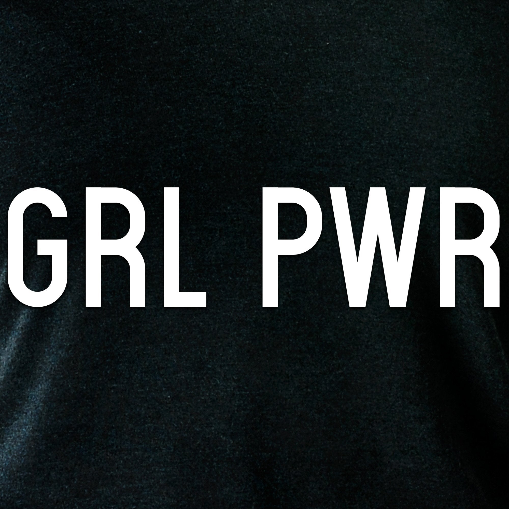 GRL PWR Black Long Sleeve Hoodie