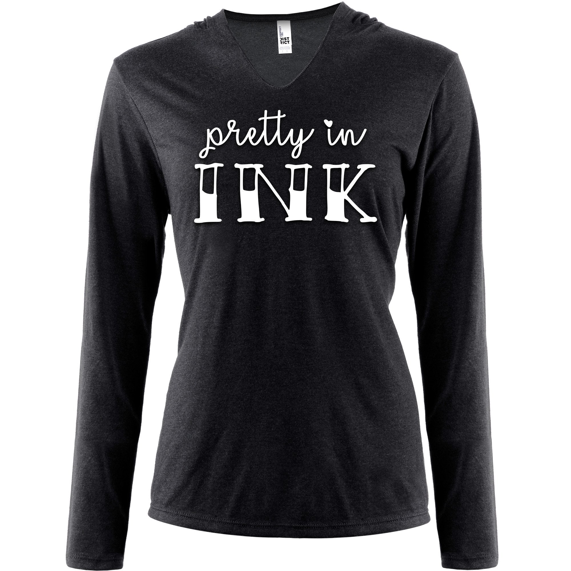 Pretty in Ink Tapered Long Sleeve Hoodie