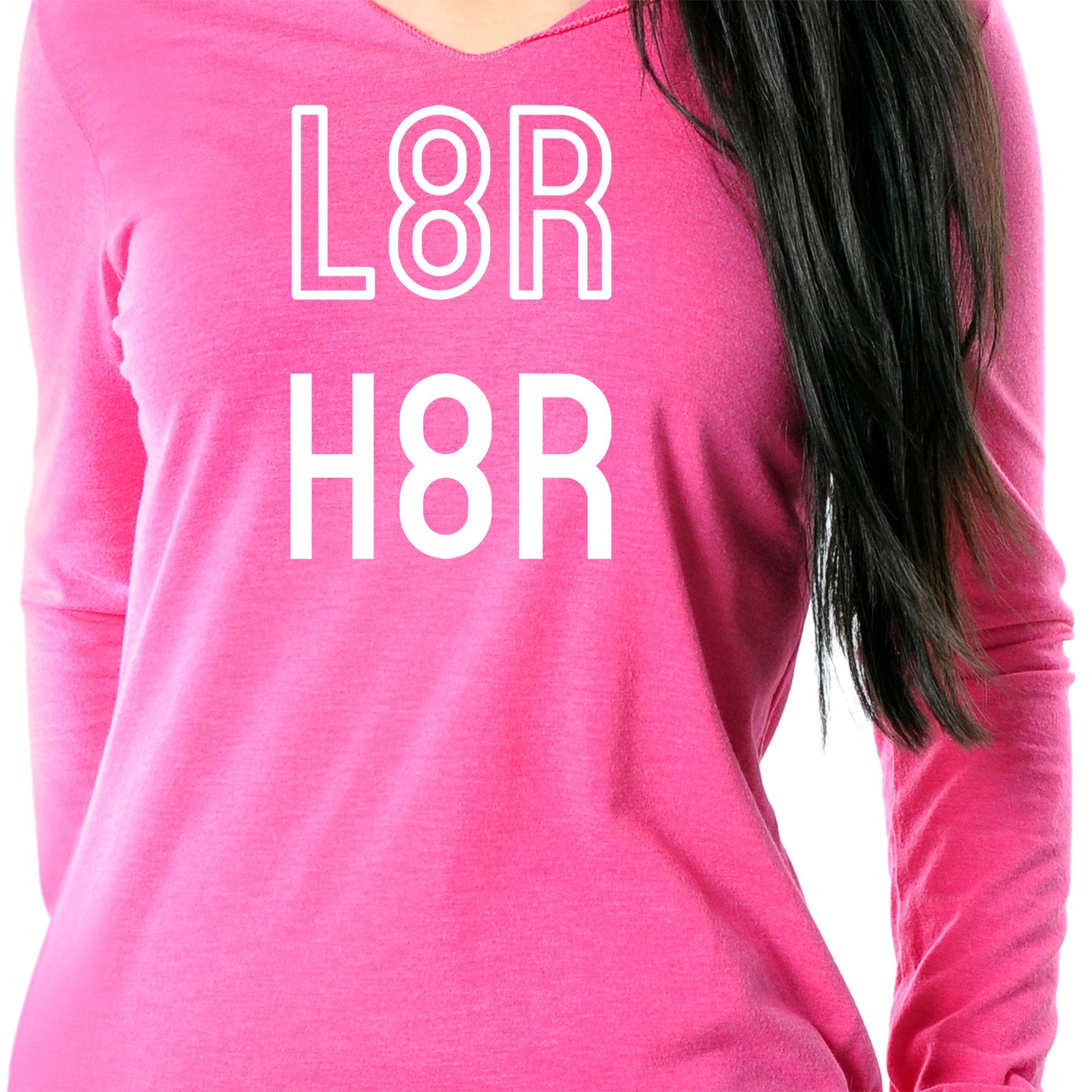 L8R H8R Black Long Sleeve Hoodie