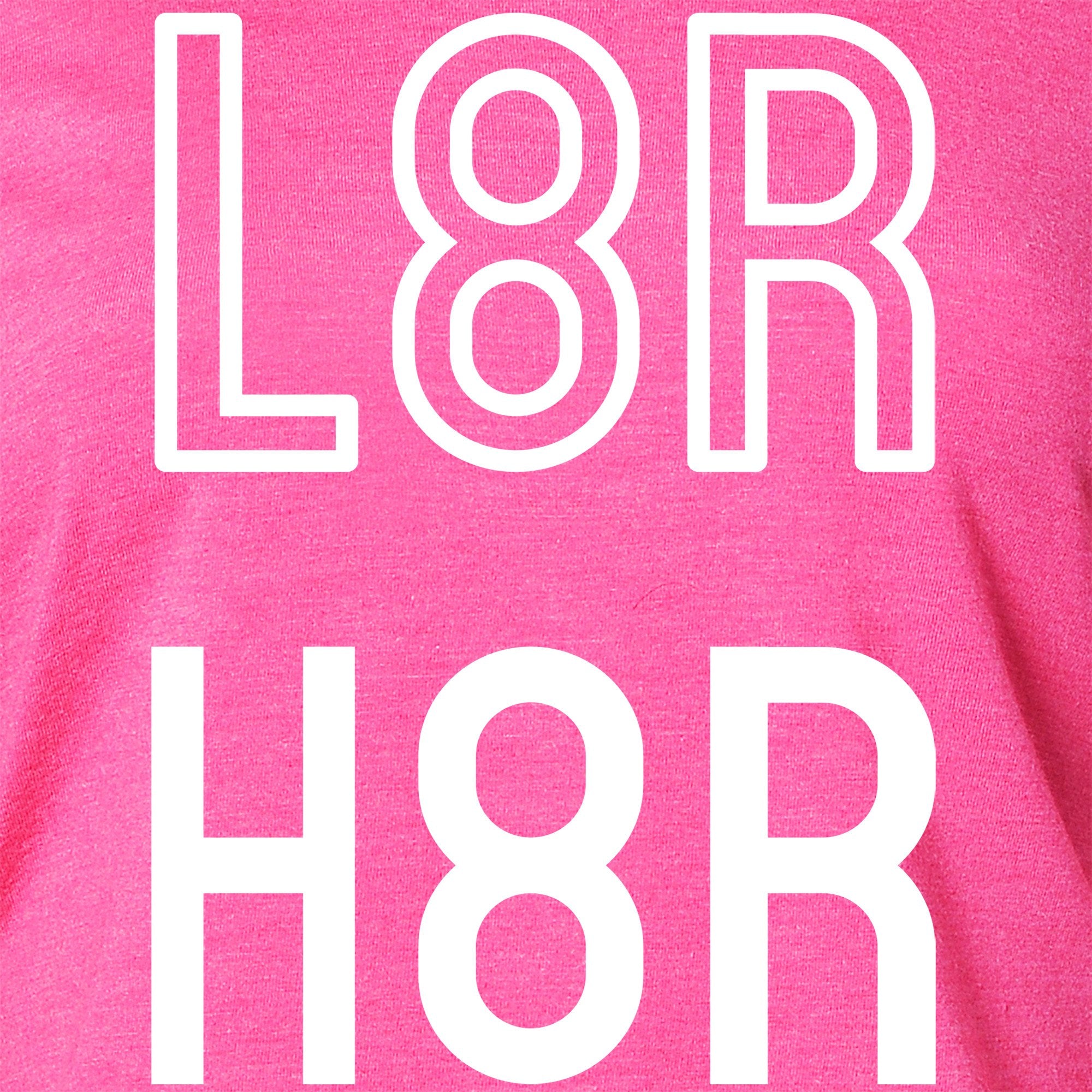 L8R H8R Black Long Sleeve Hoodie