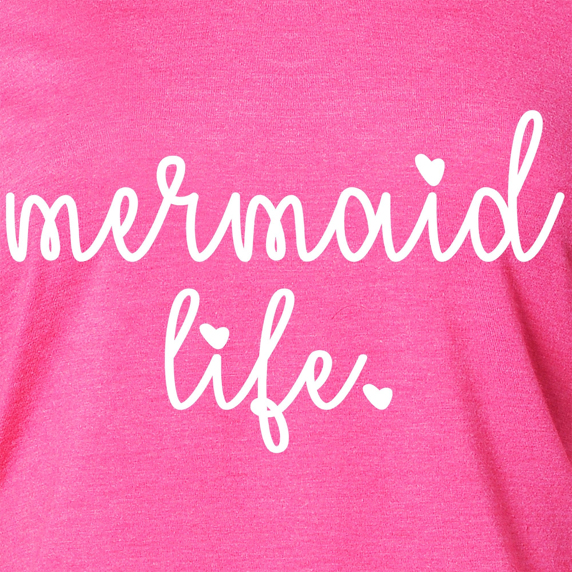 Mermaid Life Tapered Long Sleeve Hoodie