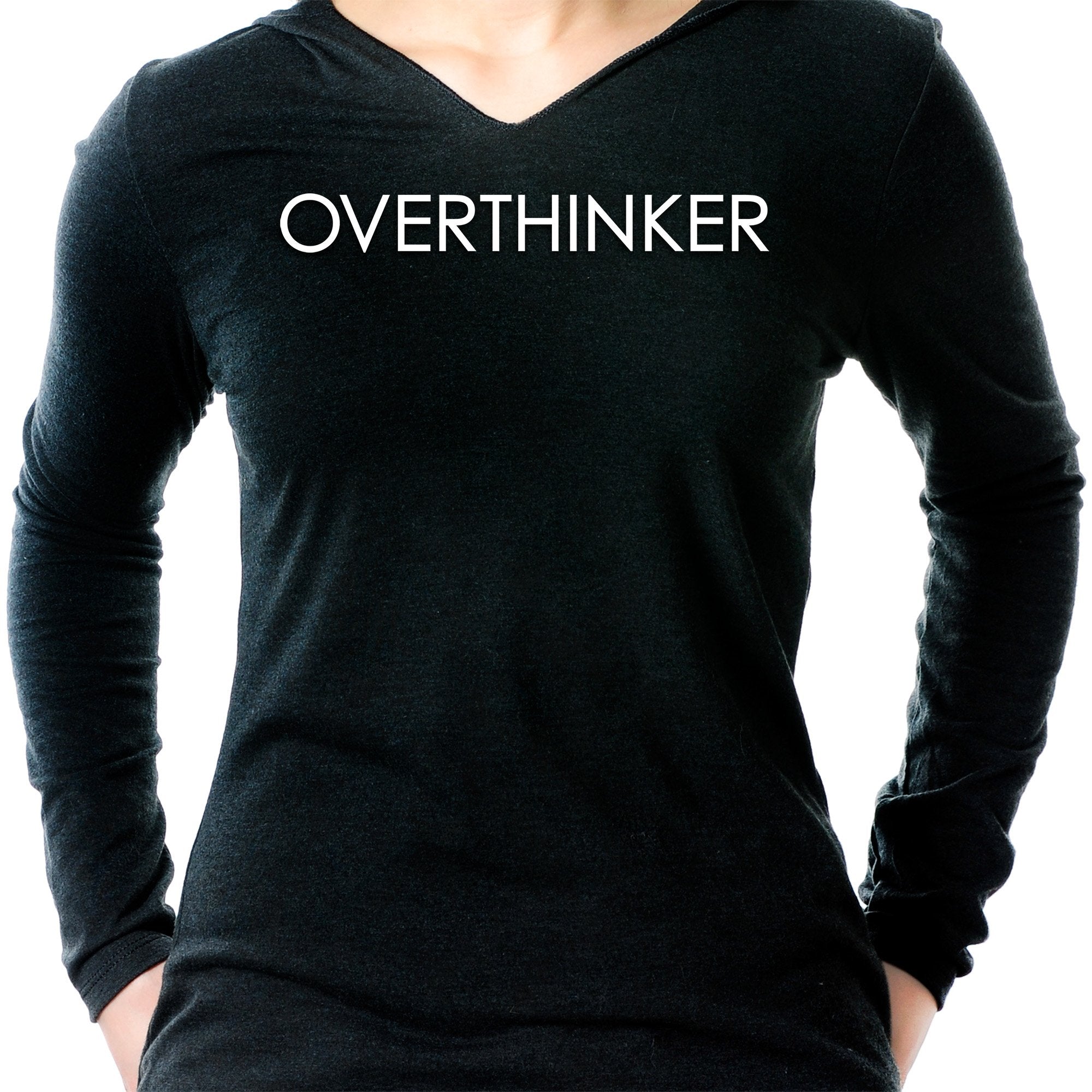 Overthinker Tapered Long Sleeve Hoodie