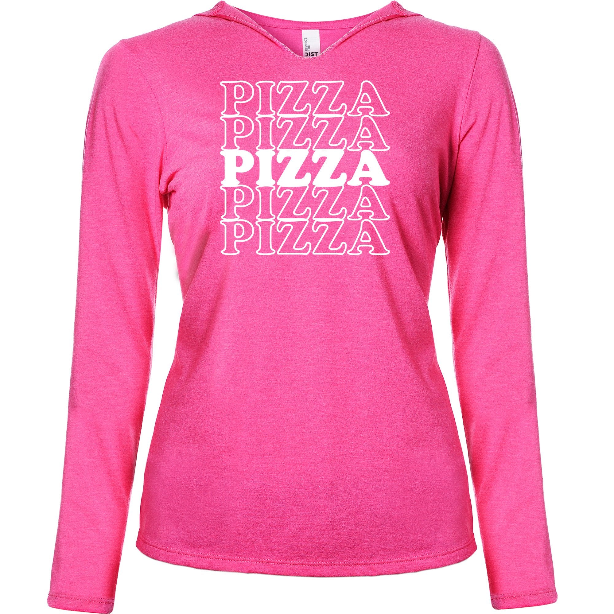 Pizza Pizza Pizza Pizza Pizza Tapered Long Sleeve Hoodie