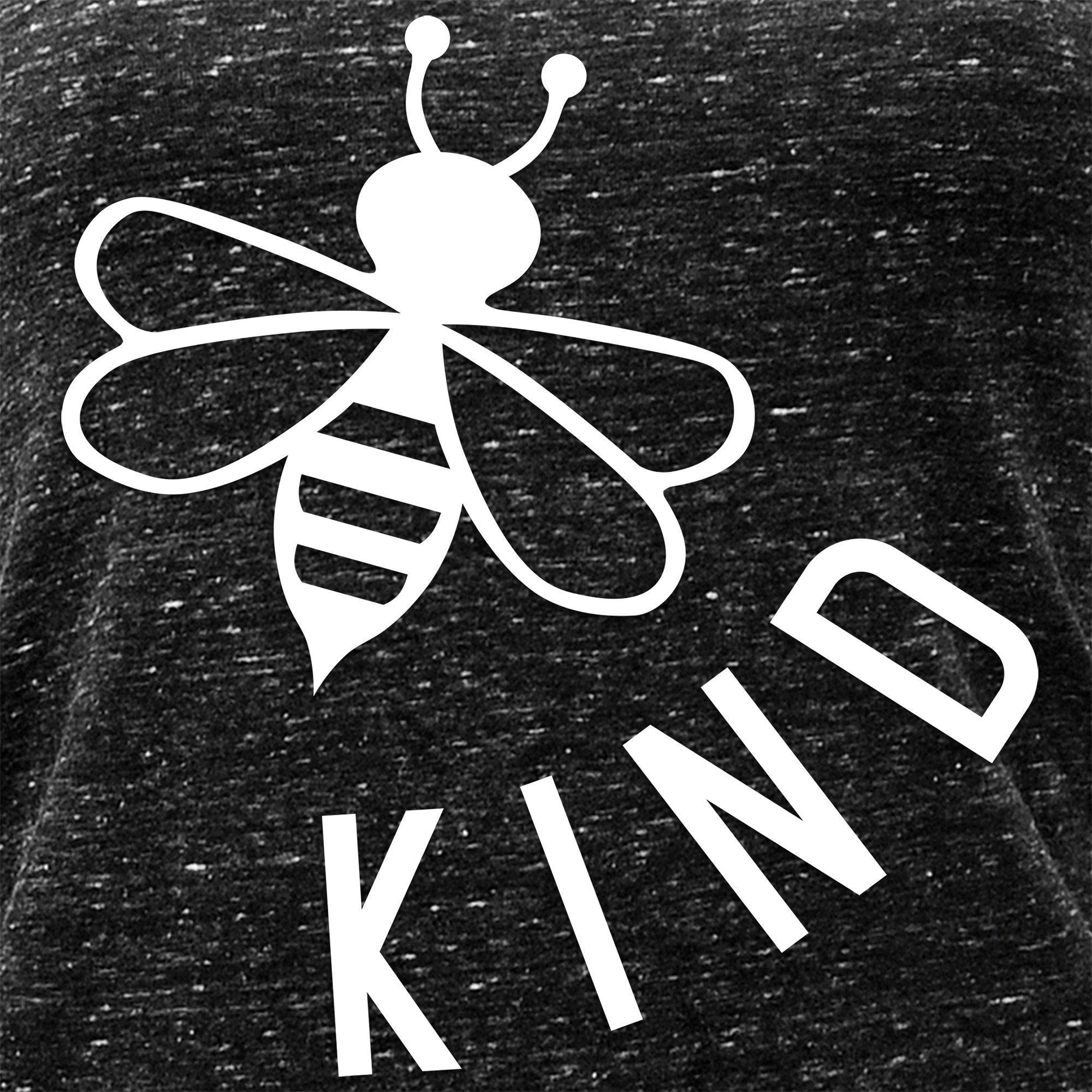 Bee Kind Black Gray Cosmic Twist Back Tank Top