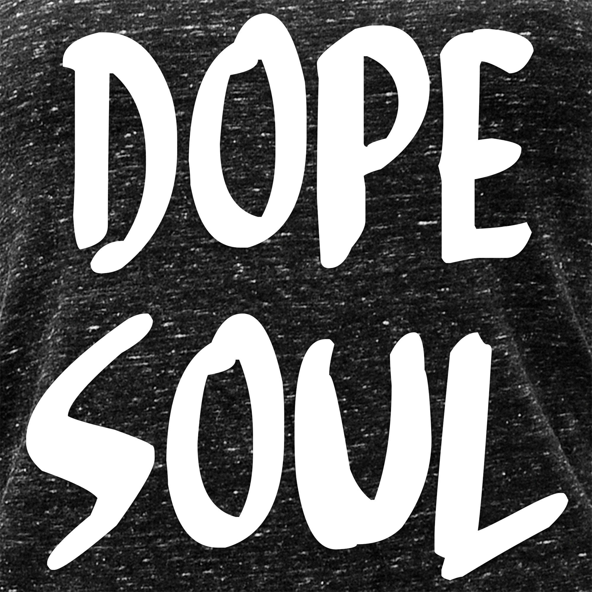 Dope Soul Black Gray Cosmic Twist Back Tank Top