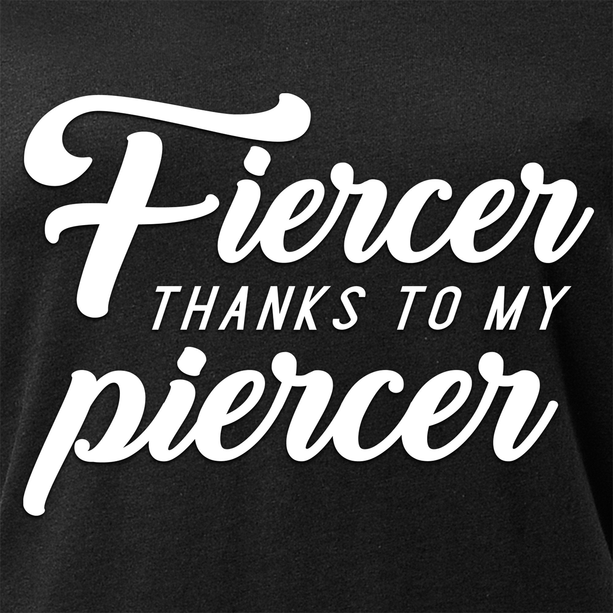 Fiercer thanks to my Piercer Black Tapered V-Neck Tee Shirt