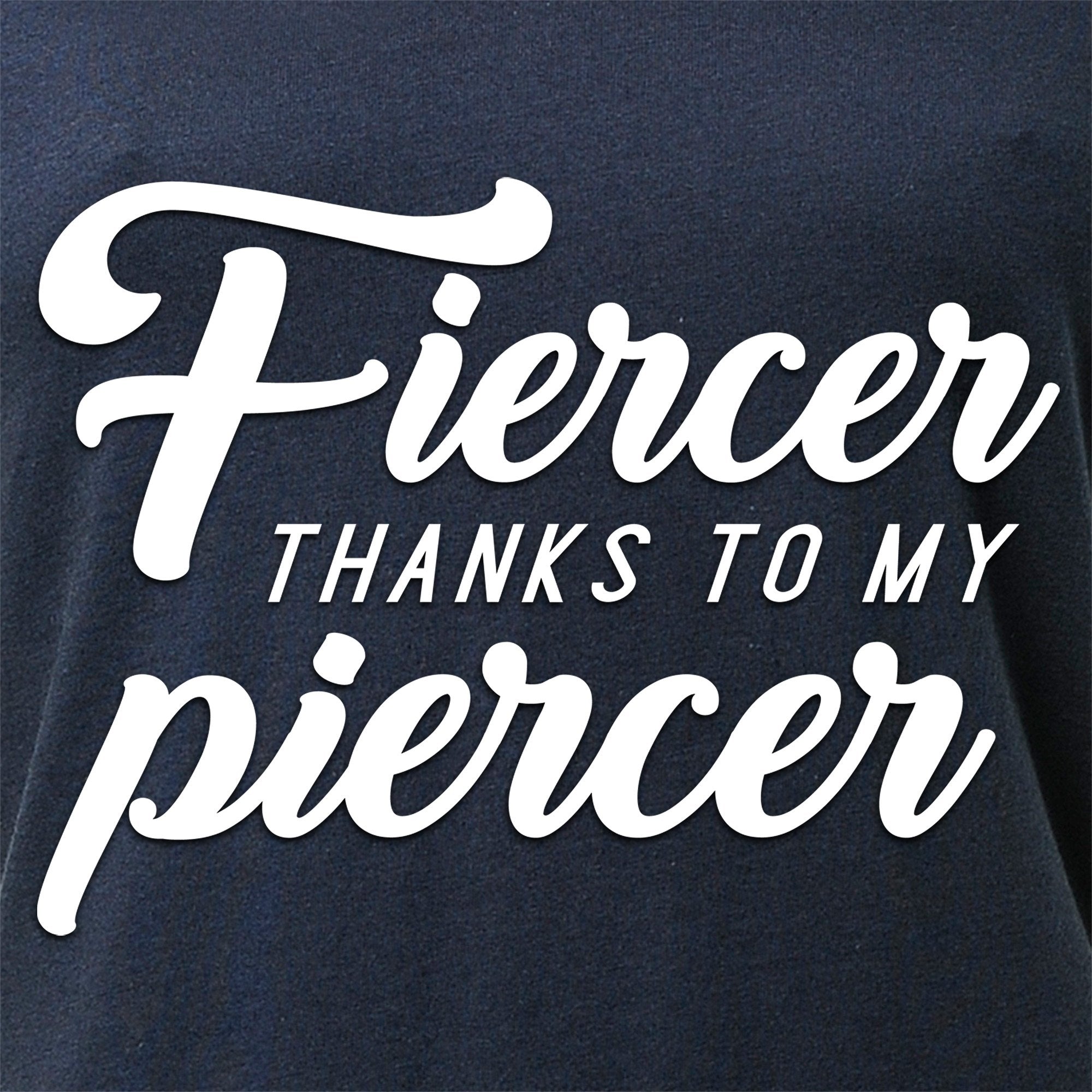 Fiercer thanks to my Piercer Black Tapered V-Neck Tee Shirt