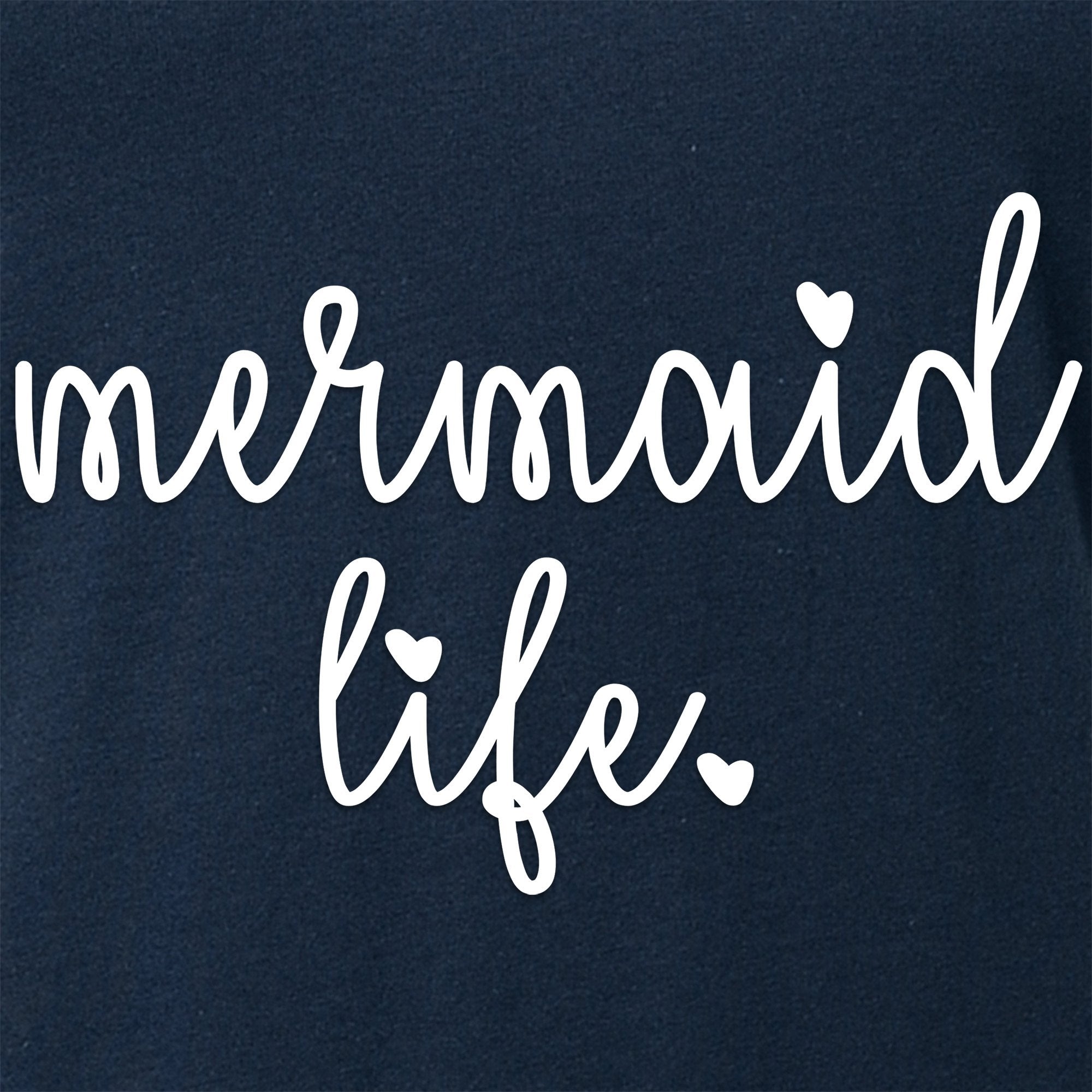 Mermaid Life Tapered V-Neck Tee Shirt