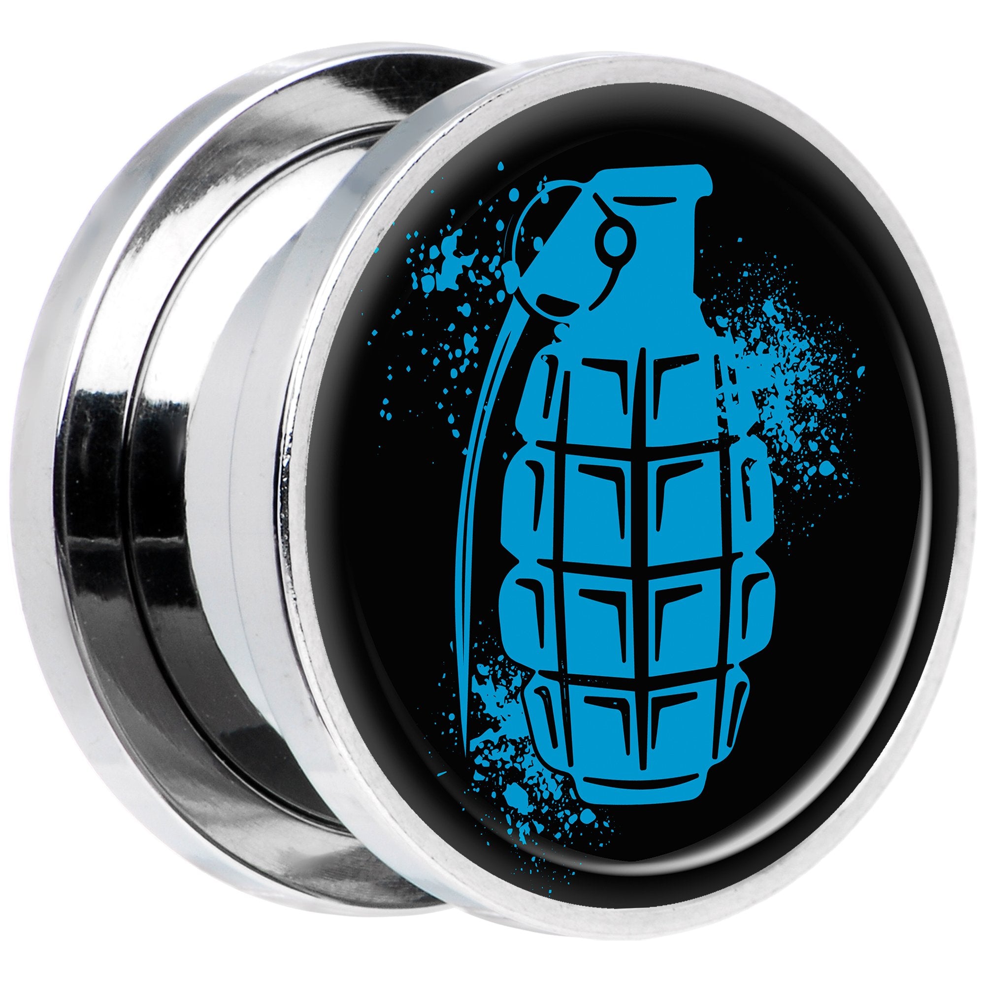 Blue Grenade Steel Screw Fit Plug Set 5/8