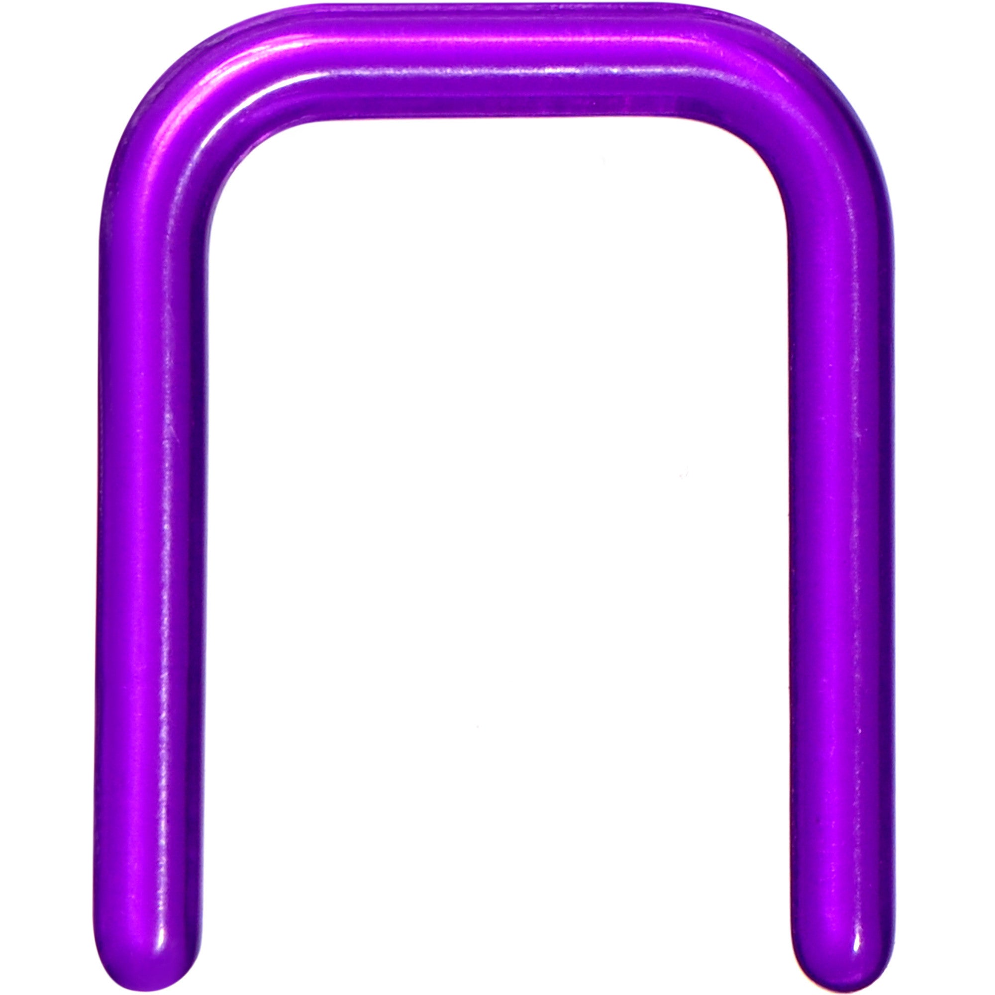 16 Gauge 7/16 Purple Flexible Bioplast Square Septum Retainer