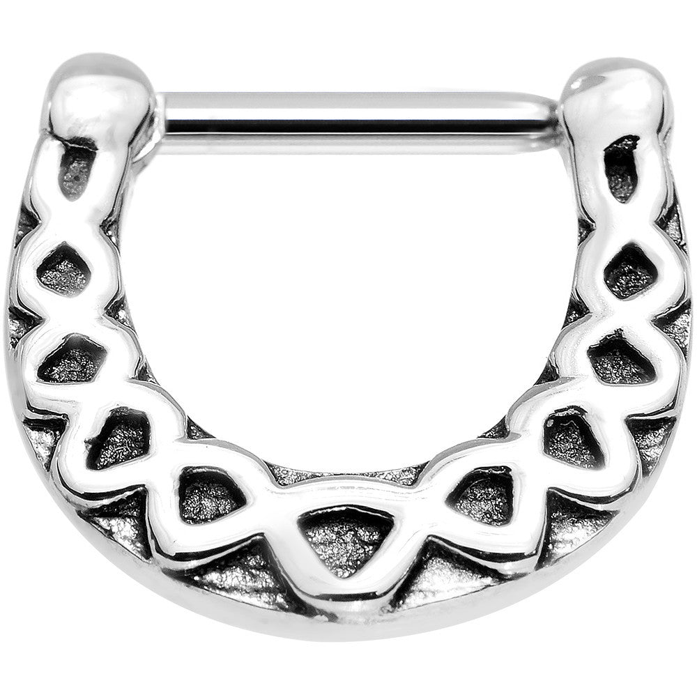 14 Gauge 5/16 Steel Trim Triangles Septum Clicker