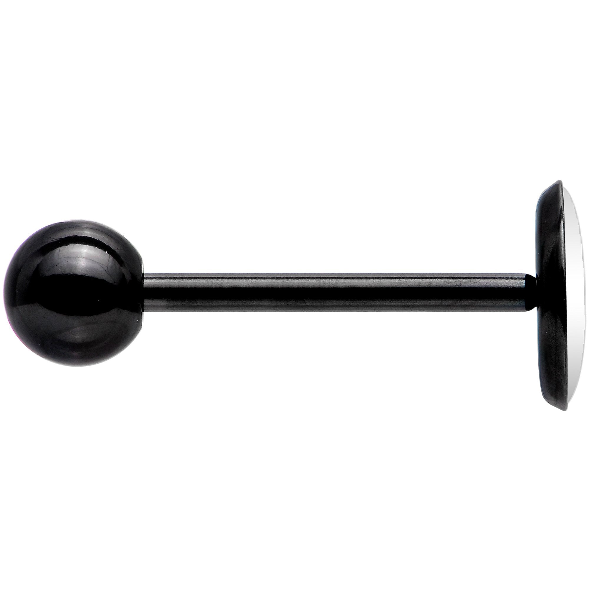 Skeleton Bride Halloween Black Barbell Tongue Ring