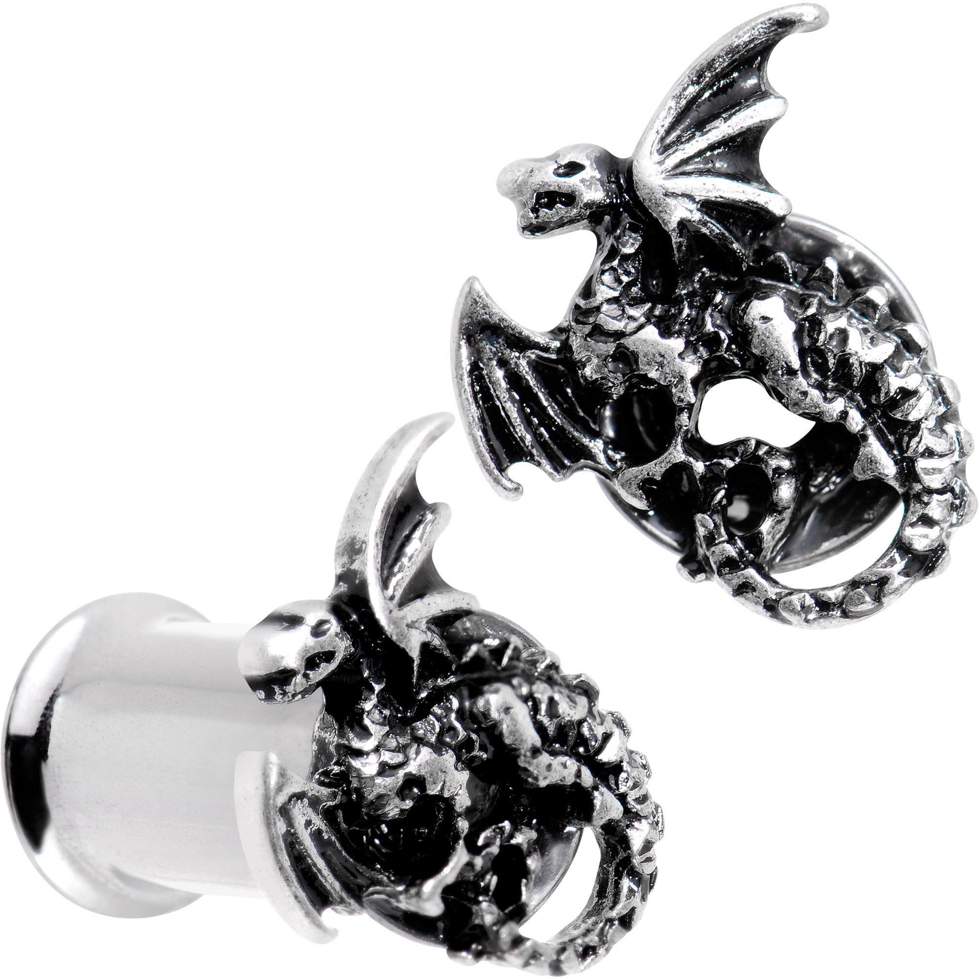 Angry Dragon Double Flare Tunnel Plug Set 6mm to 25mm